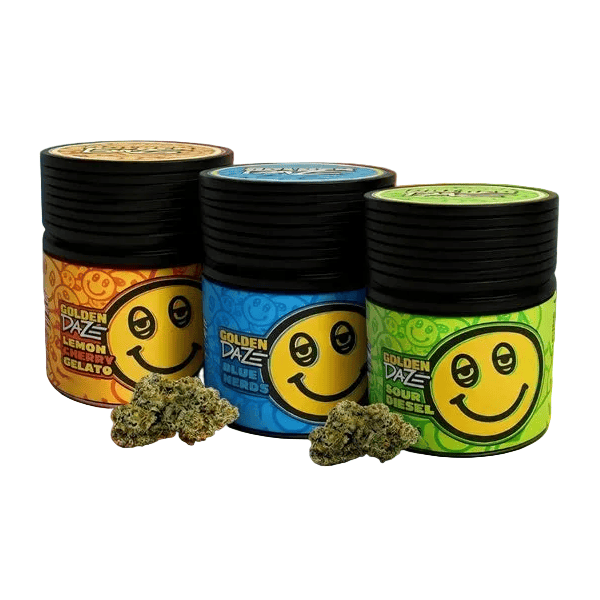 Golden Daze Private Reserve THC-A Flower Jar 3.5g (SINGLE) [DROPSHIP]