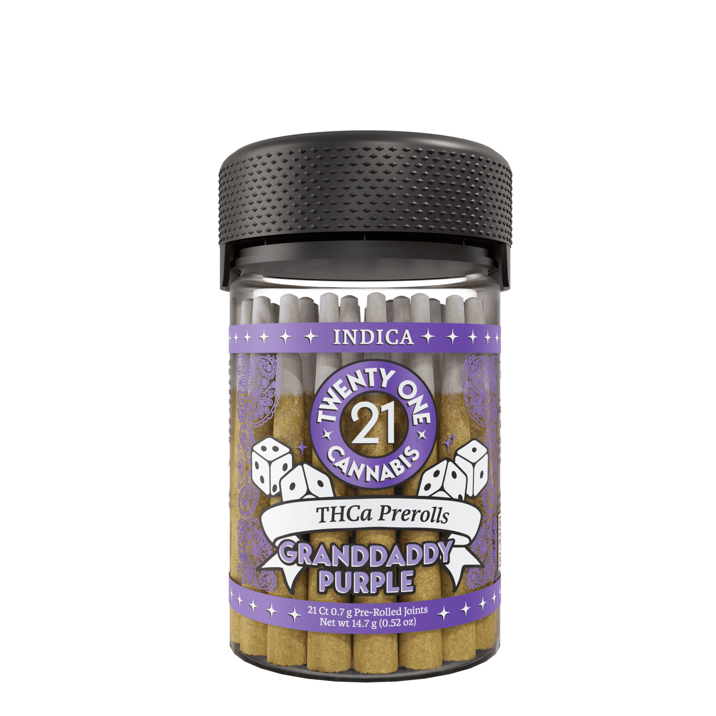 Twenty One THC-A Pre-Rolls 21ct 0.7g [DROPSHIP]