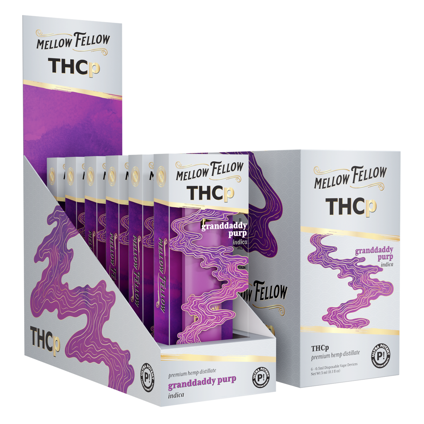 Mellow Fellow THC-P Disposable 0.5g (6/pack) [DROPSHIP]