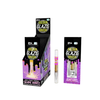 Golden Daze Enchancer Glaze THC-P Brush 1.5mL (10/pack) [DROPSHIP]