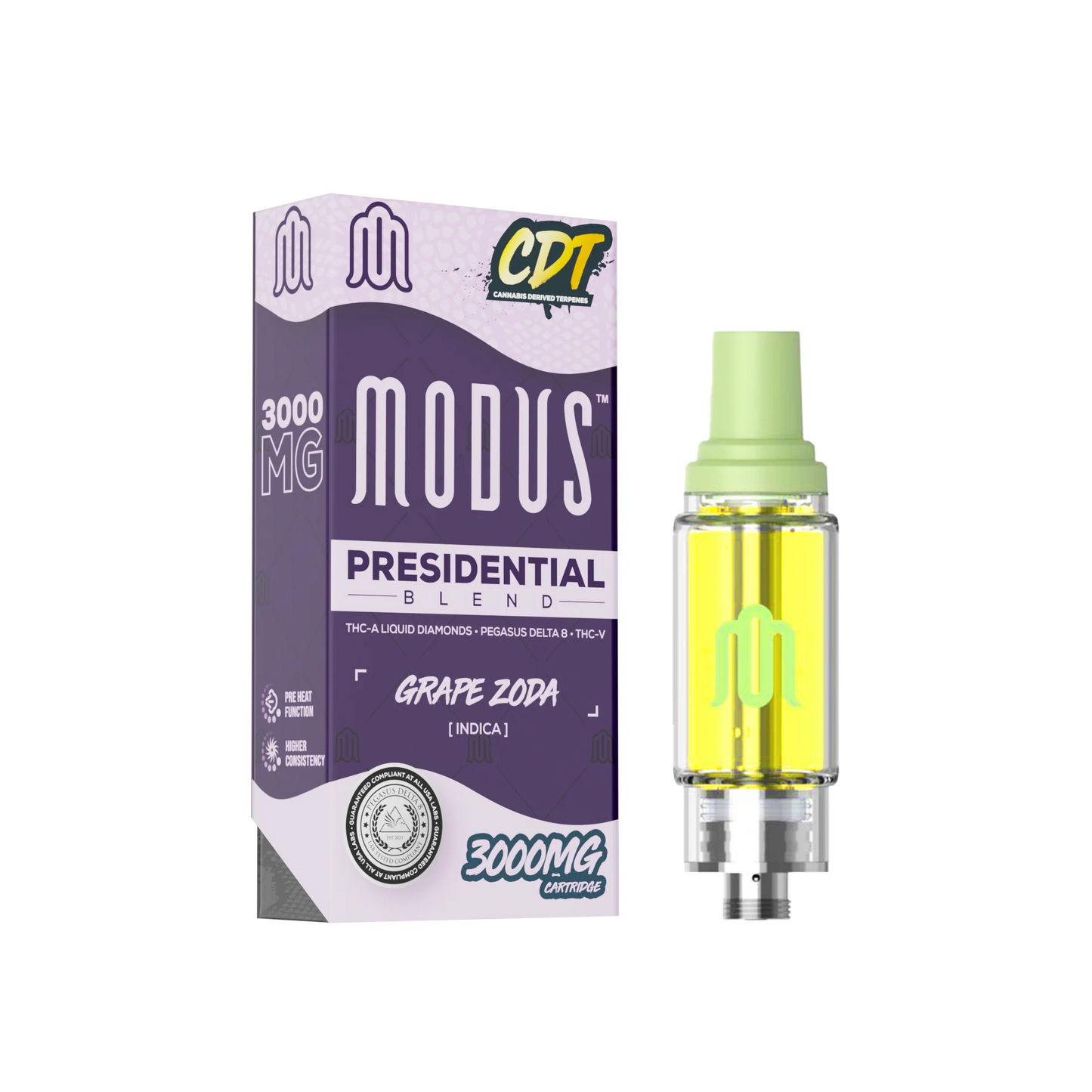 Modus Presidential Blend Liquid Diamonds Cartridge 3g (SINGLE) [DROPSHIP]