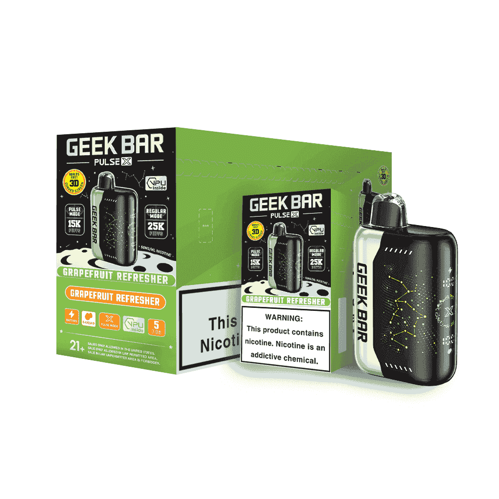 Geek Bar Pulse X 25K Disposable 18mL (5/pack) LA Vapor Inc Geek Bar Pulse X 25K Disposable 18mL (5/pack) LA Vapor Inc
