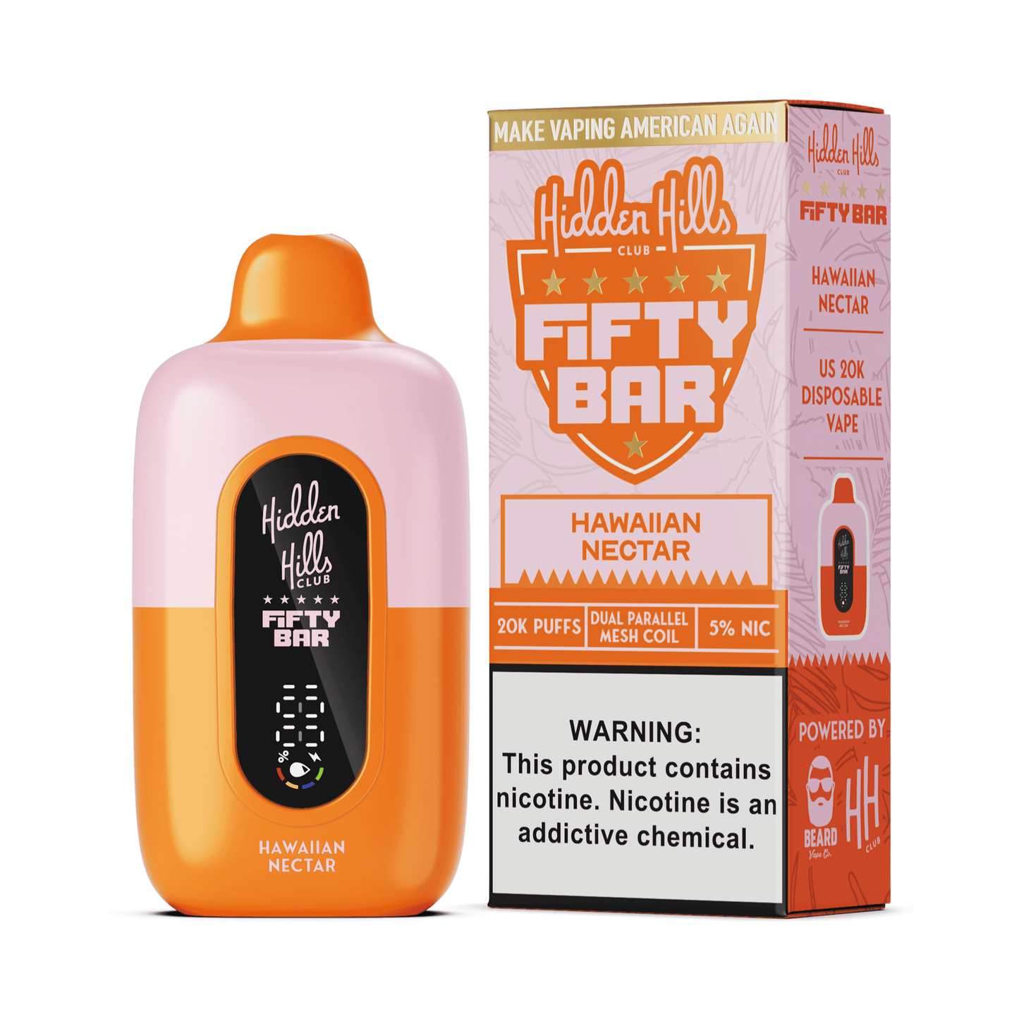 Hidden Hills x Fifty Bar 20K Disposable 16mL (5/pack)