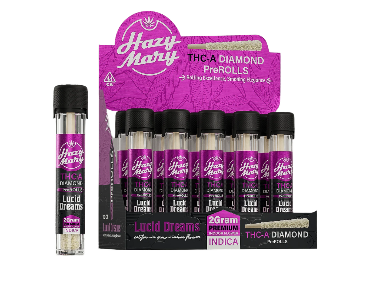 Hazy Mary Diamond Pre Roll 2g 1ct (SINGLE)