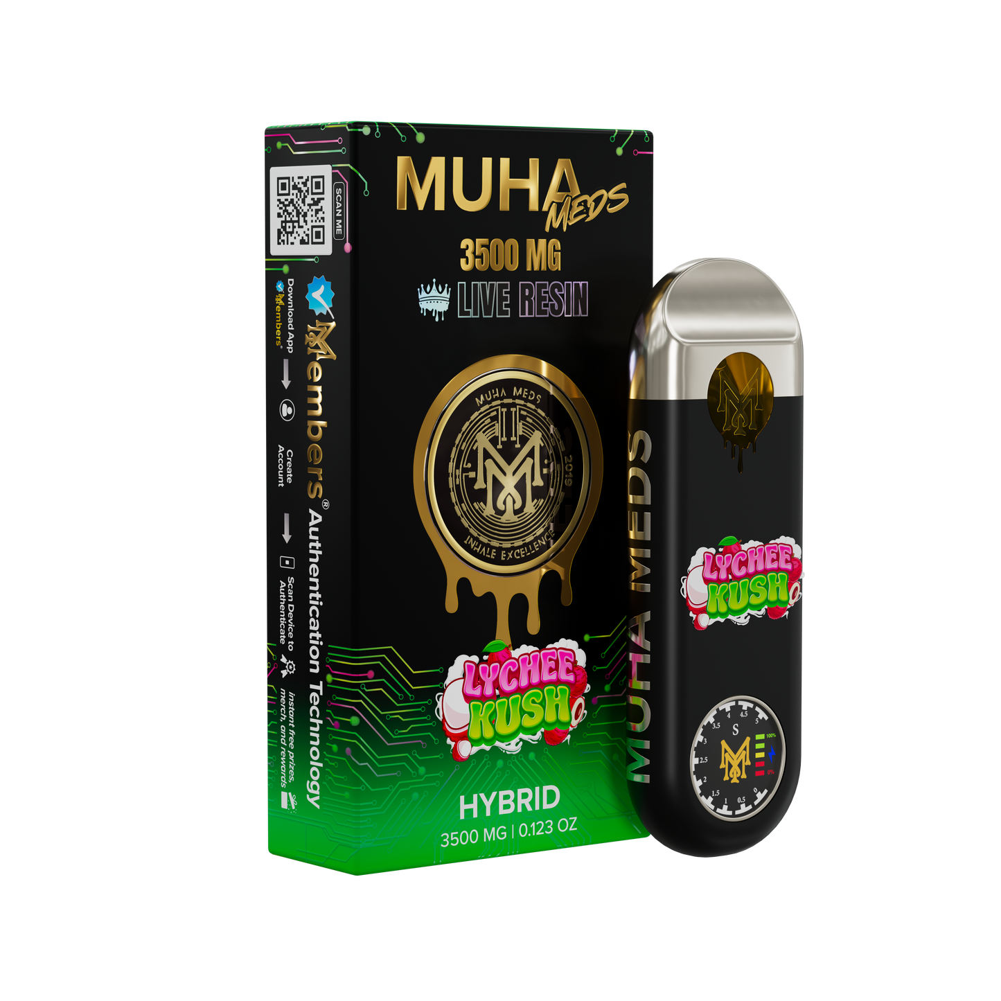 Muha Meds Live Resin Disposable 3.5g (SINGLE)