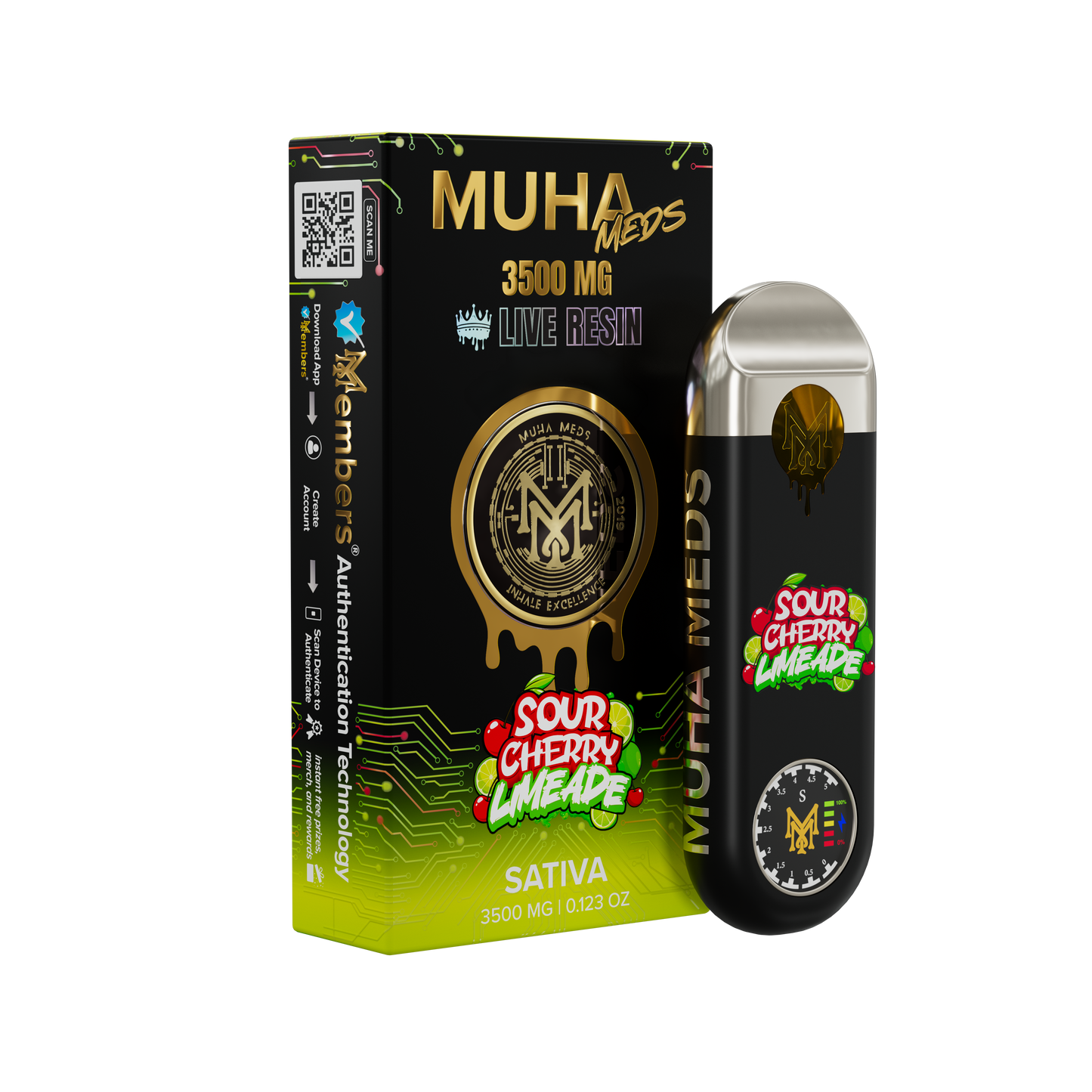 Muha Meds Live Resin Disposable 3.5g (SINGLE)
