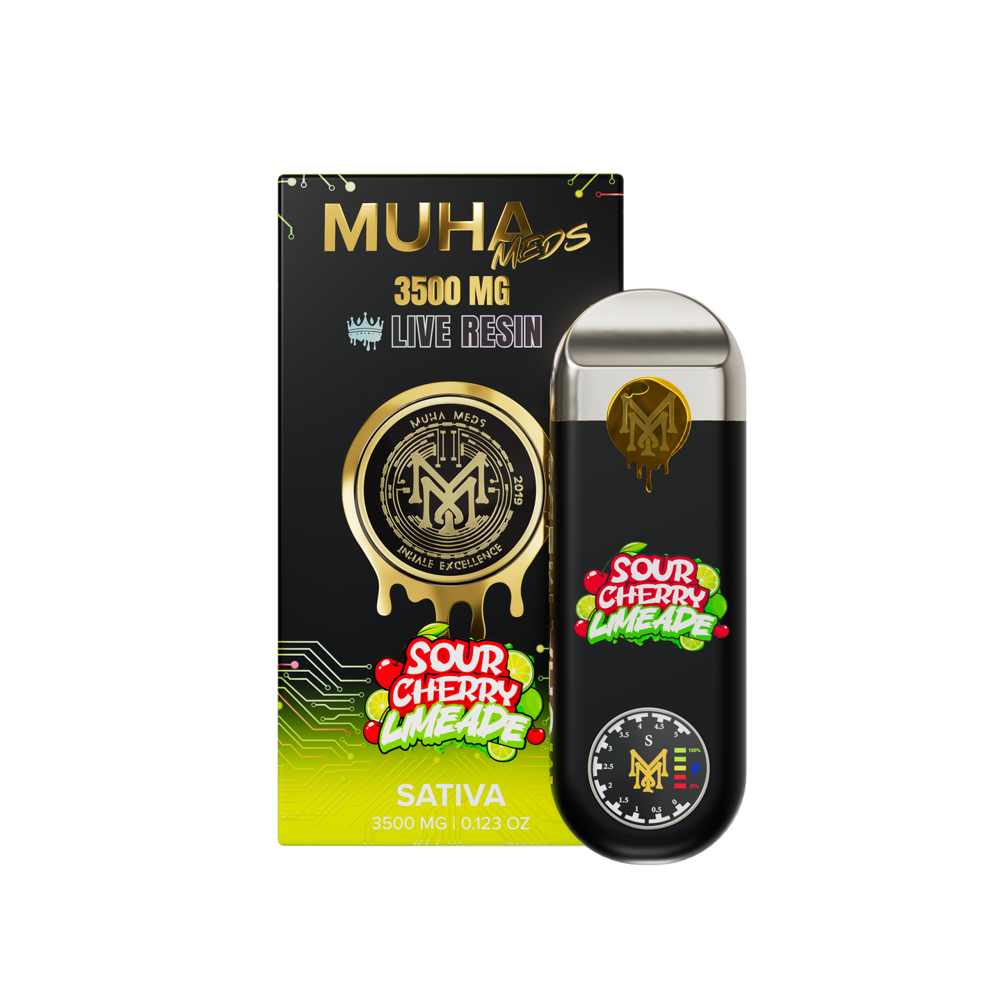 Muha Meds Live Resin Disposable 3.5g (SINGLE)