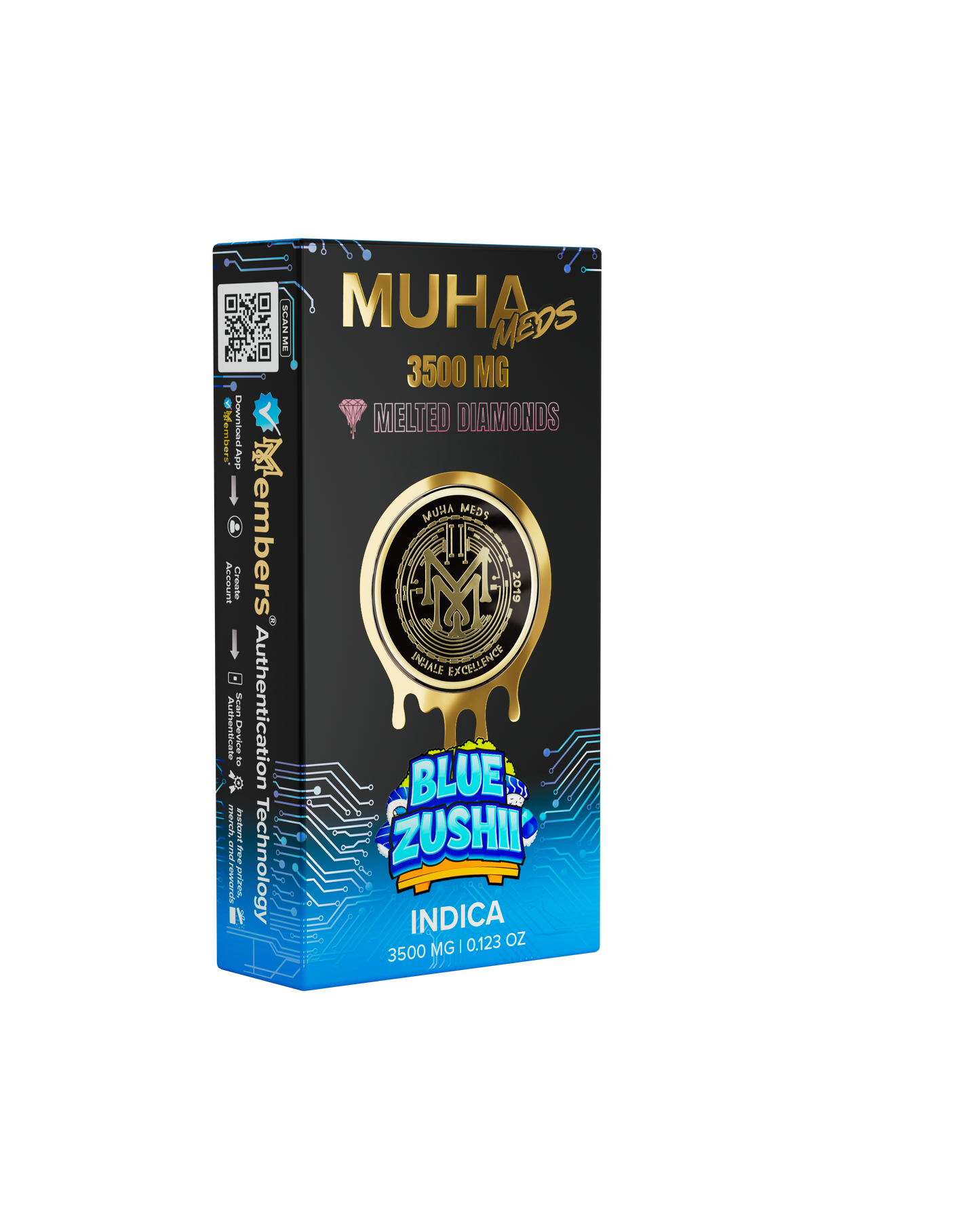 Muha Meds Melted Diamonds Disposable 3.5g (SINGLE)