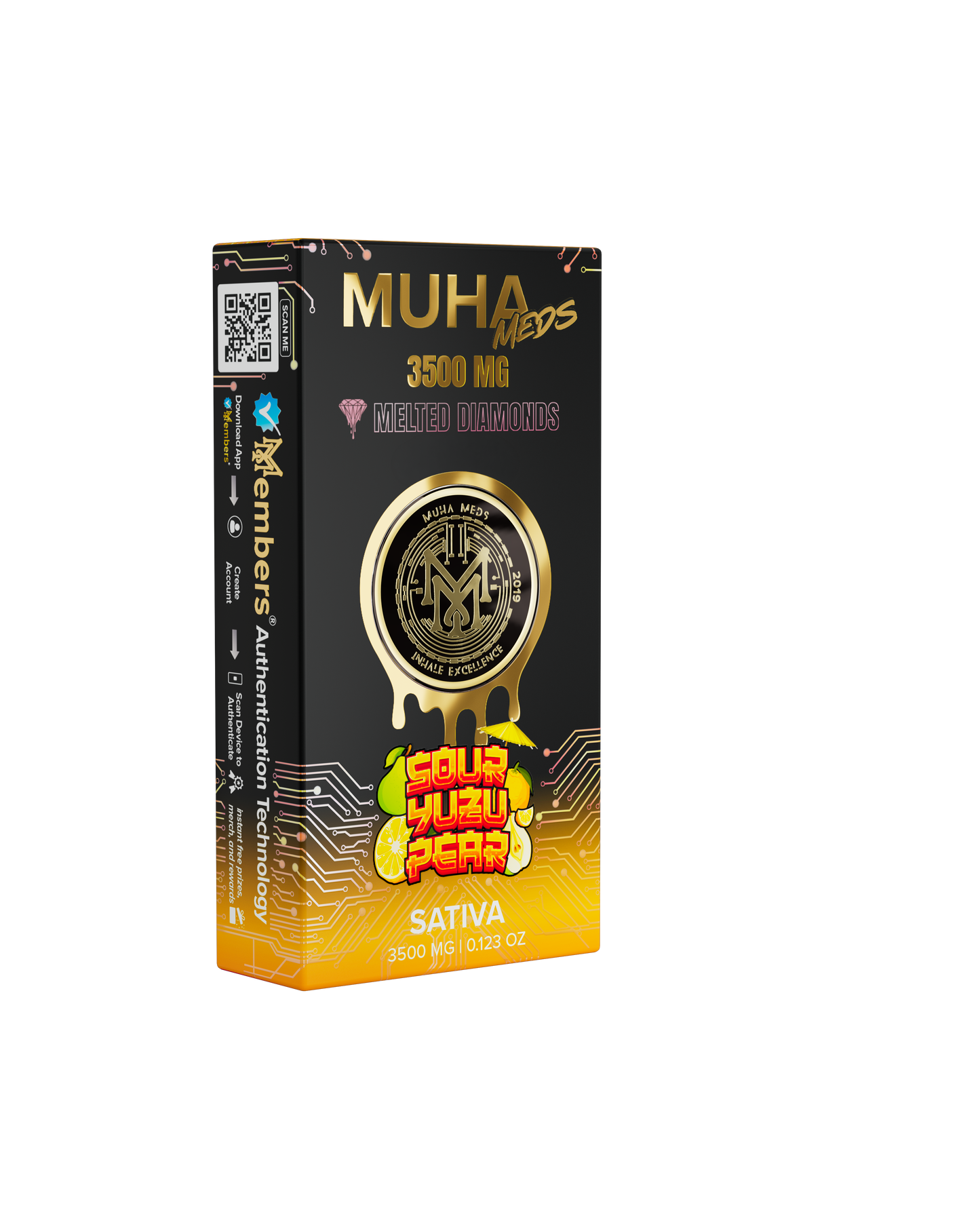 Muha Meds Melted Diamonds Disposable 3.5g (SINGLE)