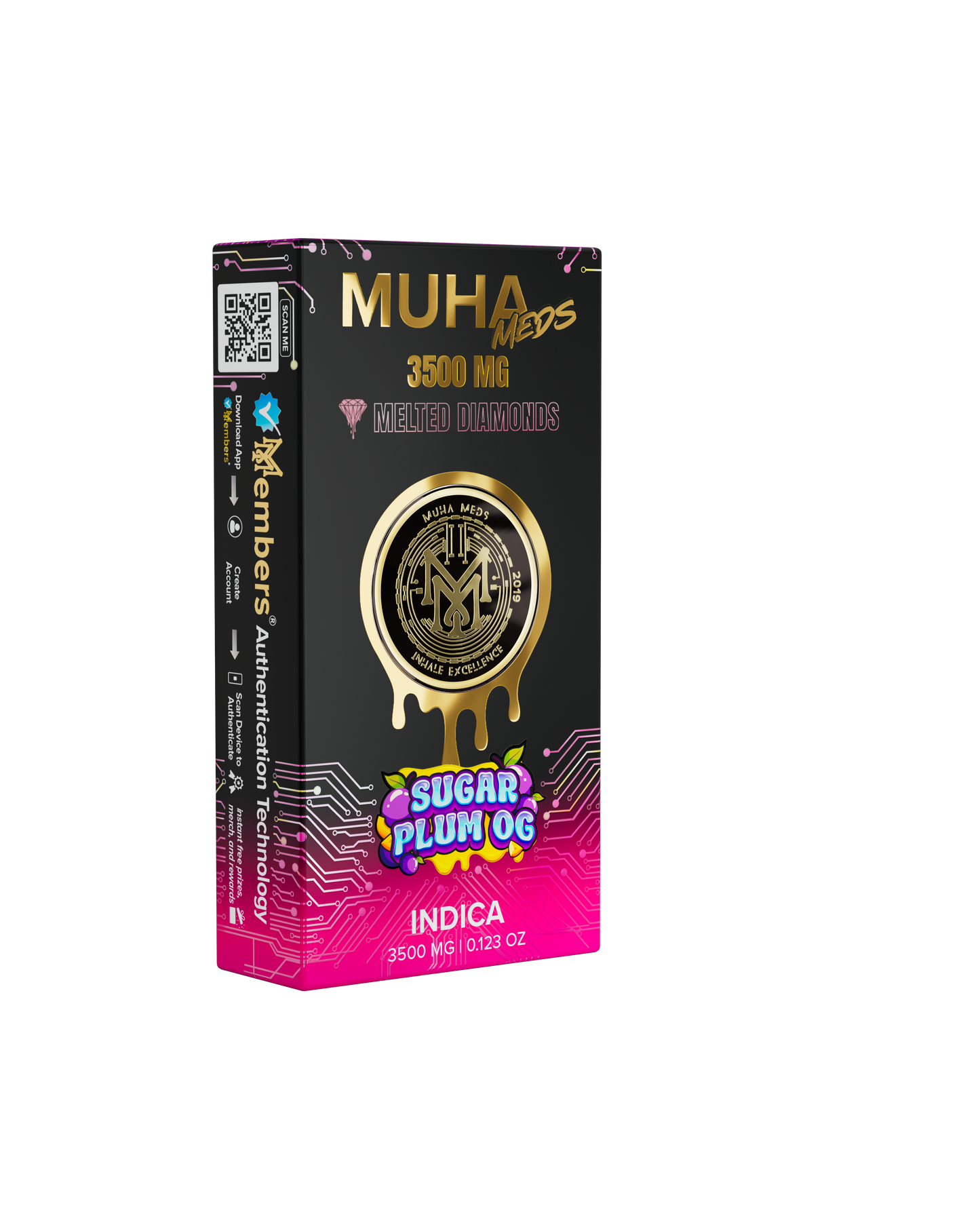 Muha Meds Melted Diamonds Disposable 3.5g (SINGLE)