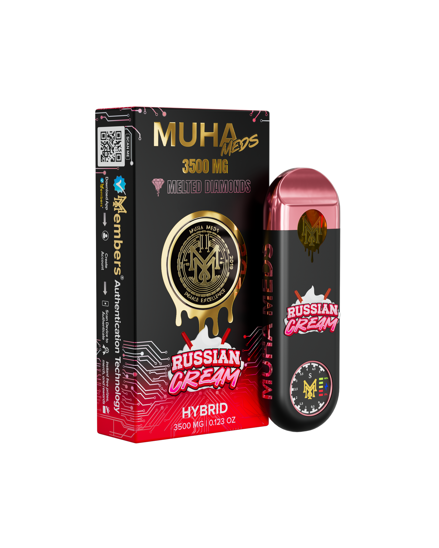 Muha Meds Melted Diamonds Disposable 3.5g (SINGLE)