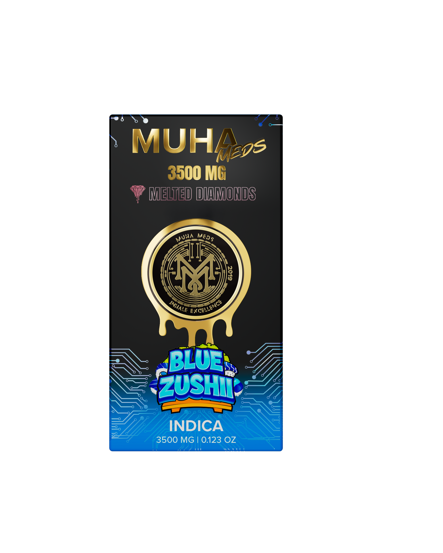 Muha Meds Melted Diamonds Disposable 3.5g (SINGLE)