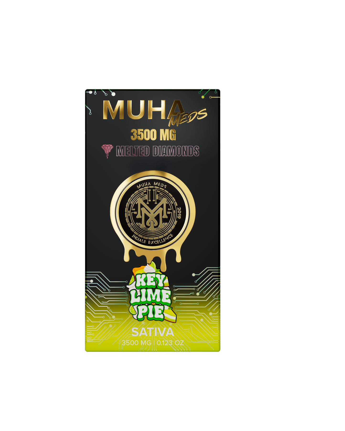 Muha Meds Melted Diamonds Disposable 3.5g (SINGLE)