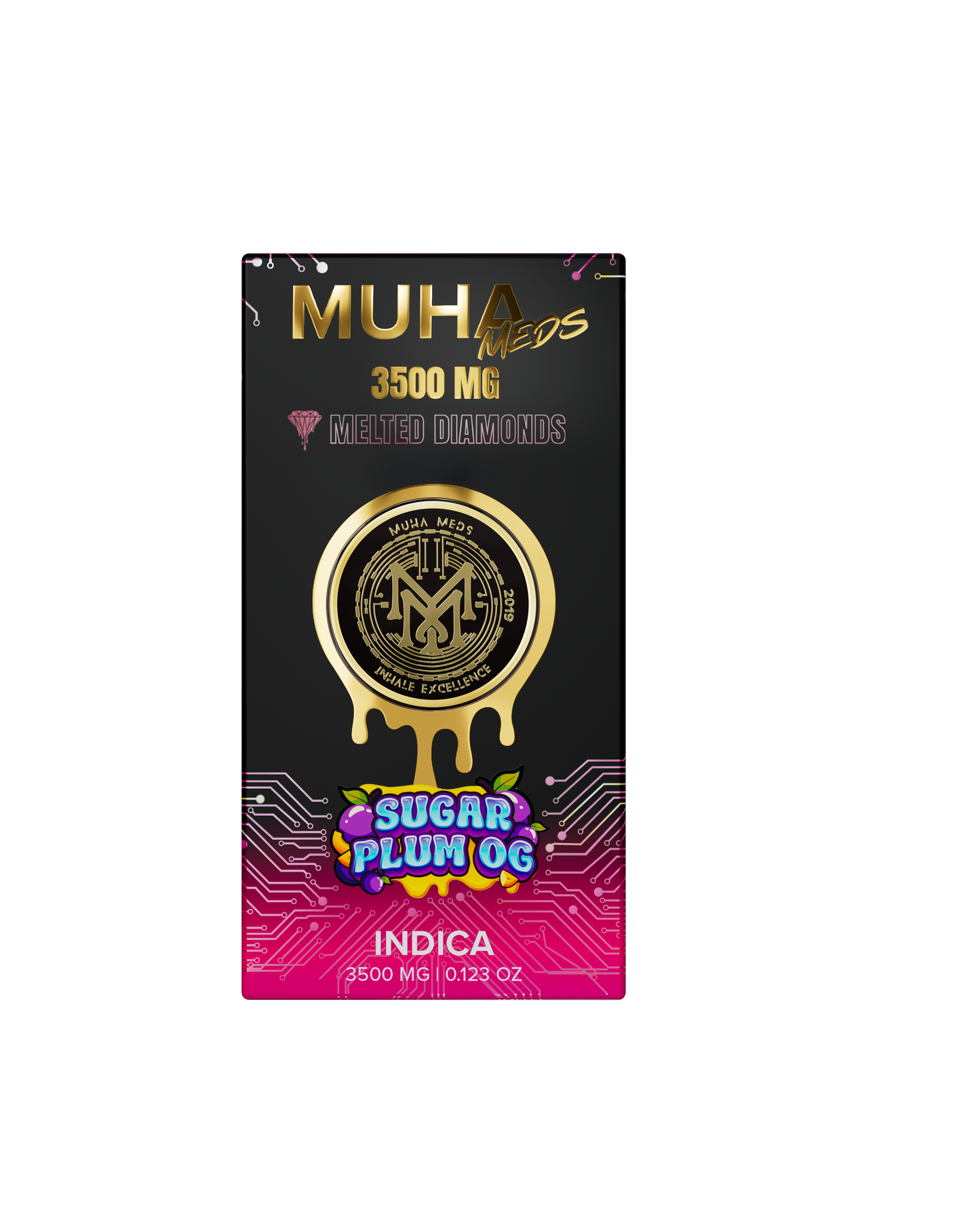 Muha Meds Melted Diamonds Disposable 3.5g (SINGLE)