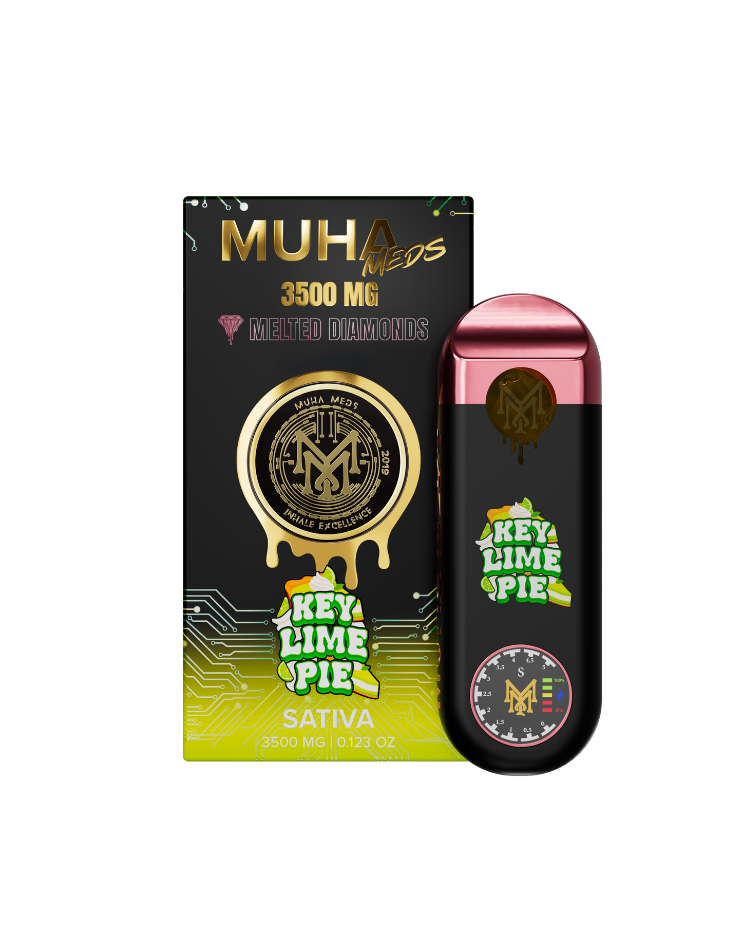 Muha Meds Melted Diamonds Disposable 3.5g (SINGLE)