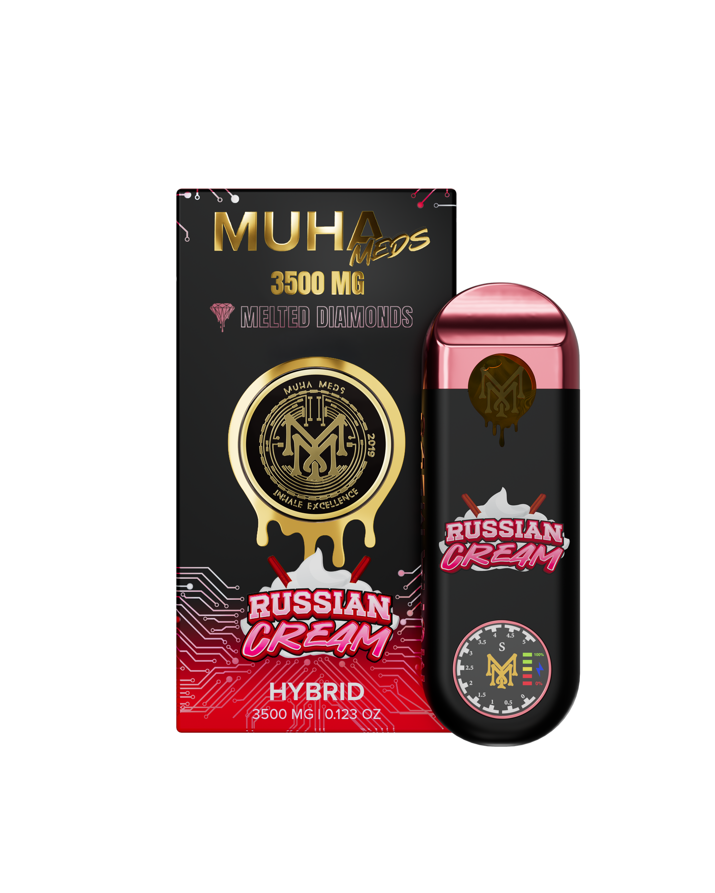 Muha Meds Melted Diamonds Disposable 3.5g (SINGLE)
