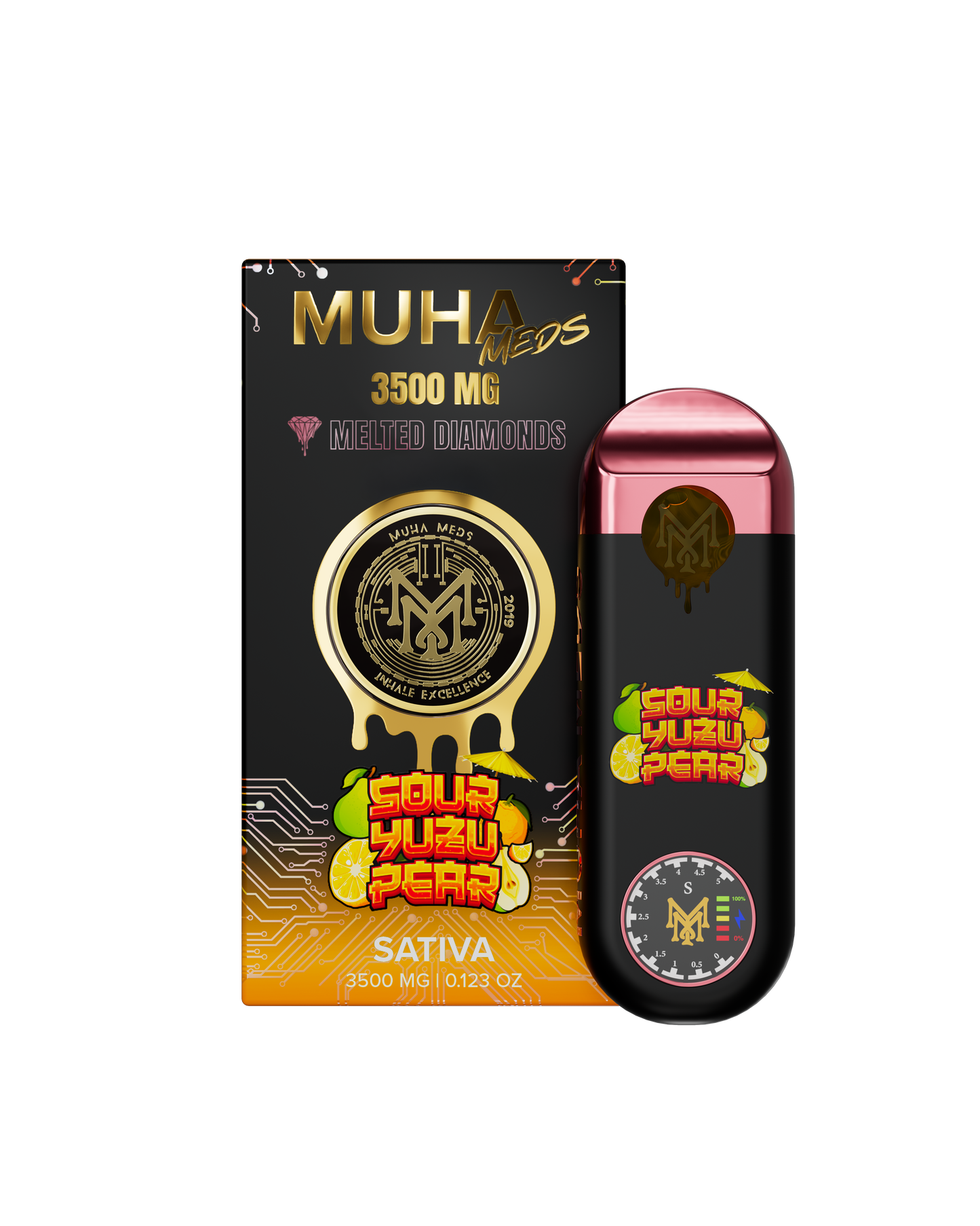 Muha Meds Melted Diamonds Disposable 3.5g (SINGLE)