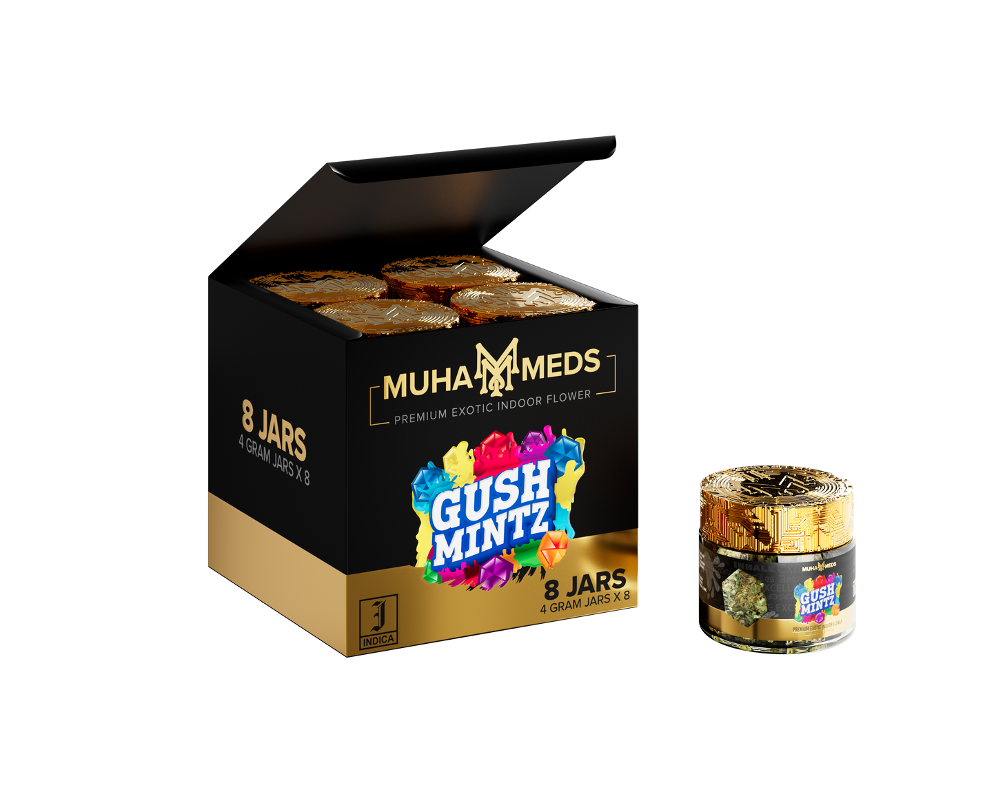 Muha Meds THC-A Flower Jar 4g (SINGLE)