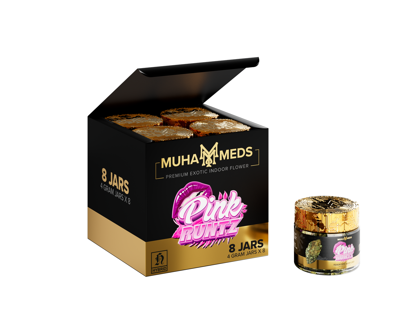 Muha Meds THC-A Flower Jar 4g (SINGLE)