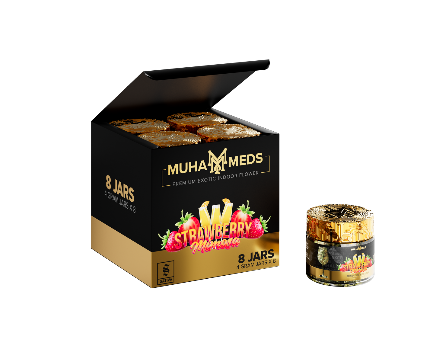 Muha Meds THC-A Flower Jar 4g (SINGLE)