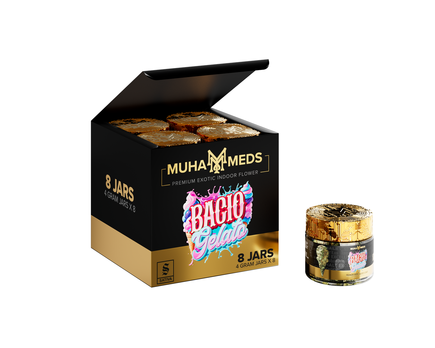 Muha Meds THC-A Flower Jar 4g (SINGLE)
