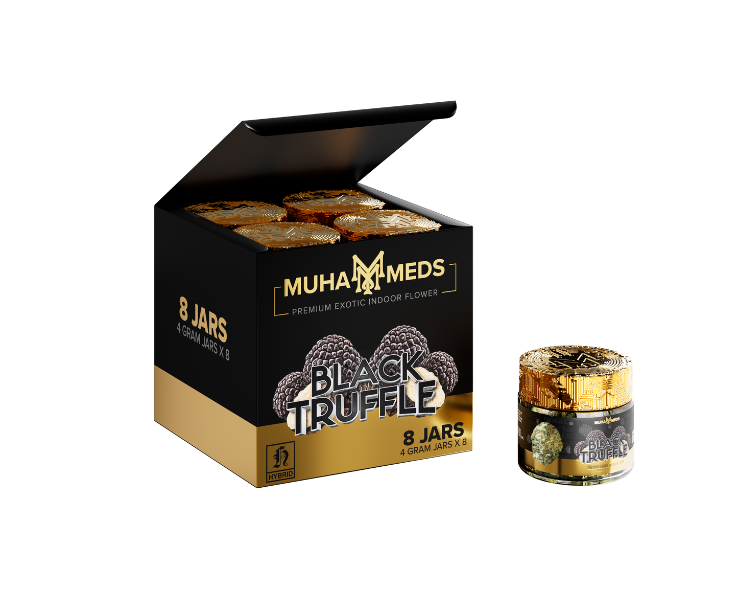 Muha Meds THC-A Flower Jar 4g (SINGLE)