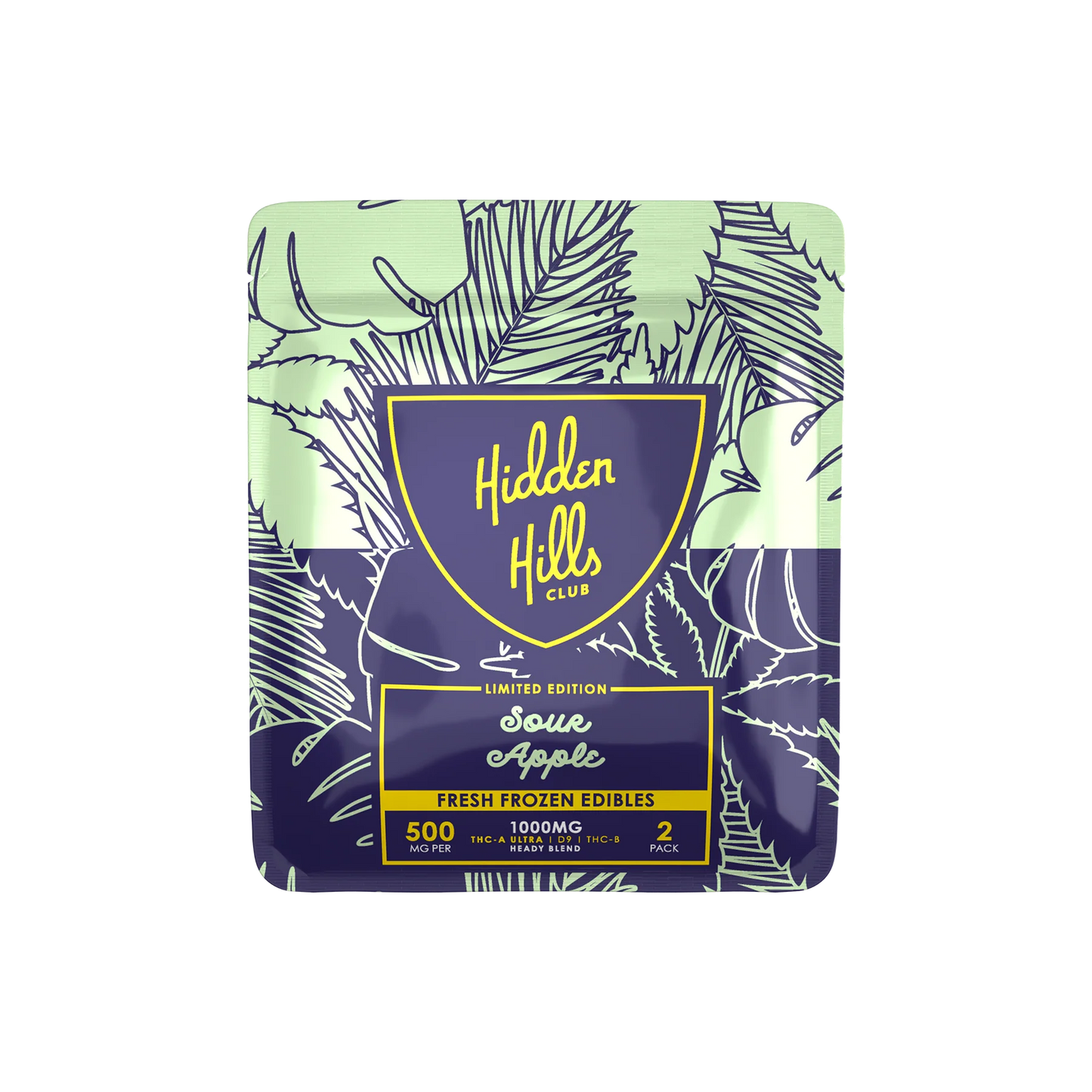 Hidden Hills Club Heady Blend Edibles 1000mg 2ct (30/pack)