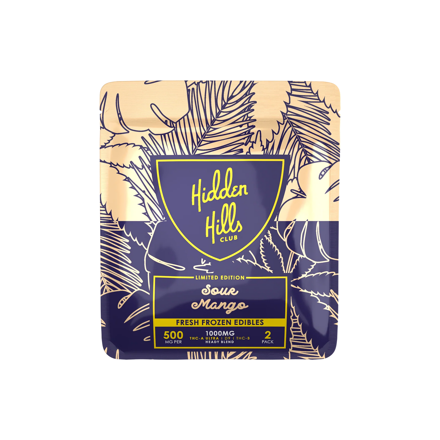 Hidden Hills Club Heady Blend Edibles 1000mg 2ct (30/pack)
