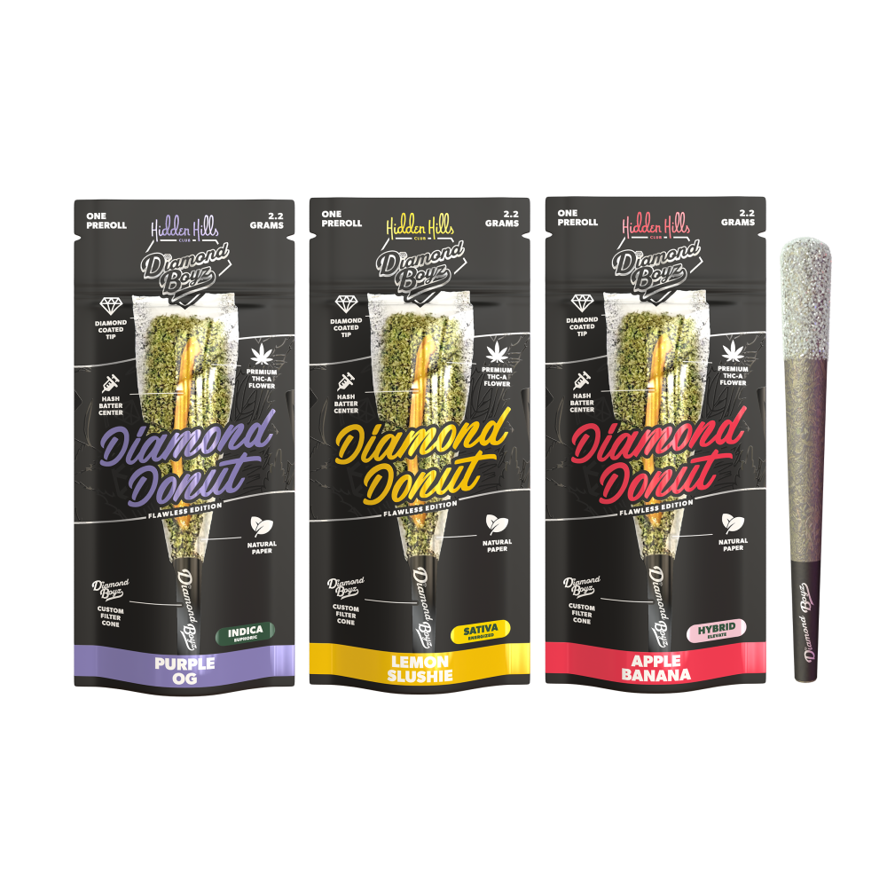 Hidden Hills Club x Diamond Boyz Diamond Donut 2.2g (10/pack)