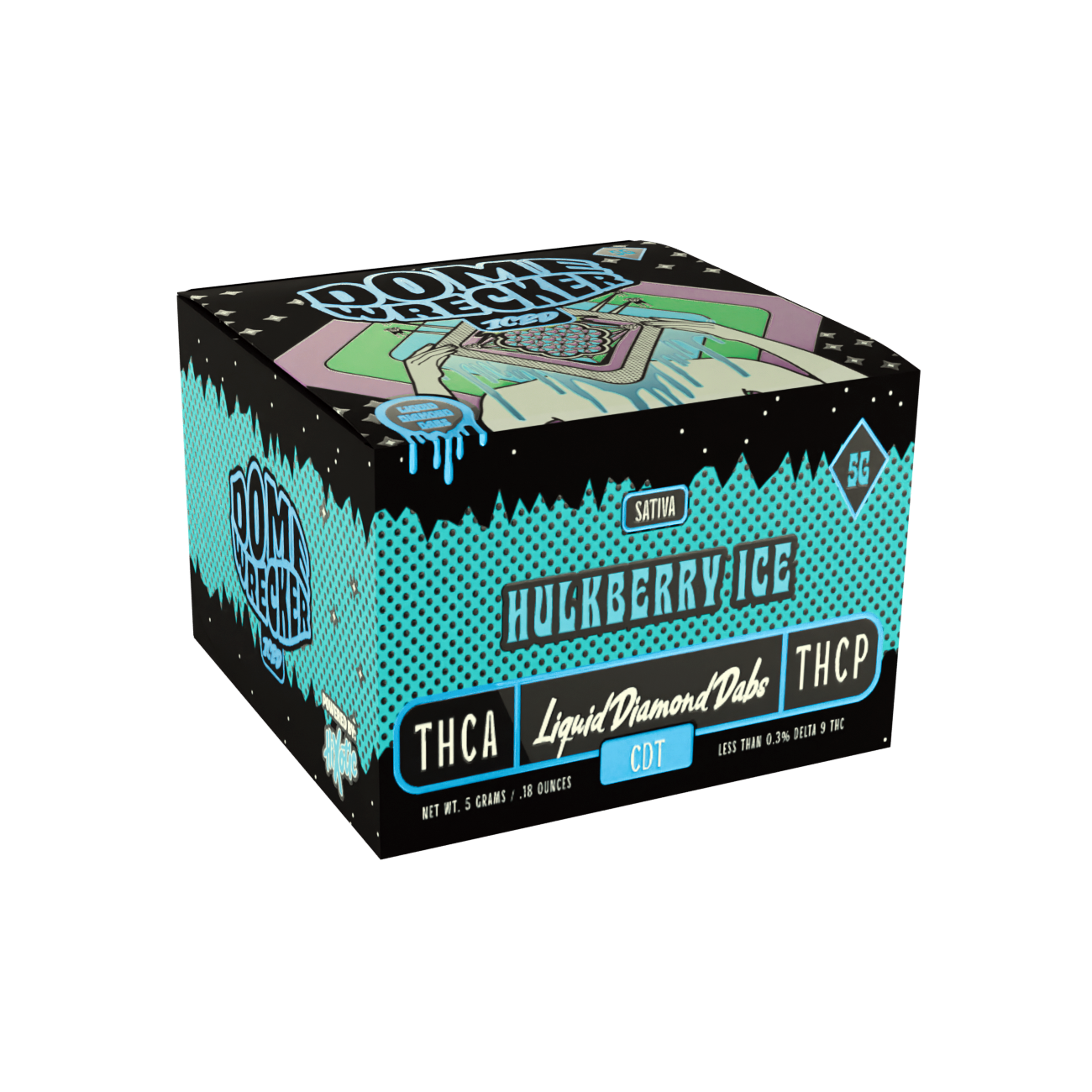 Domewrecker THC-A Liquid Diamond Dabs 5g (8/Pack) [DROPSHIP]