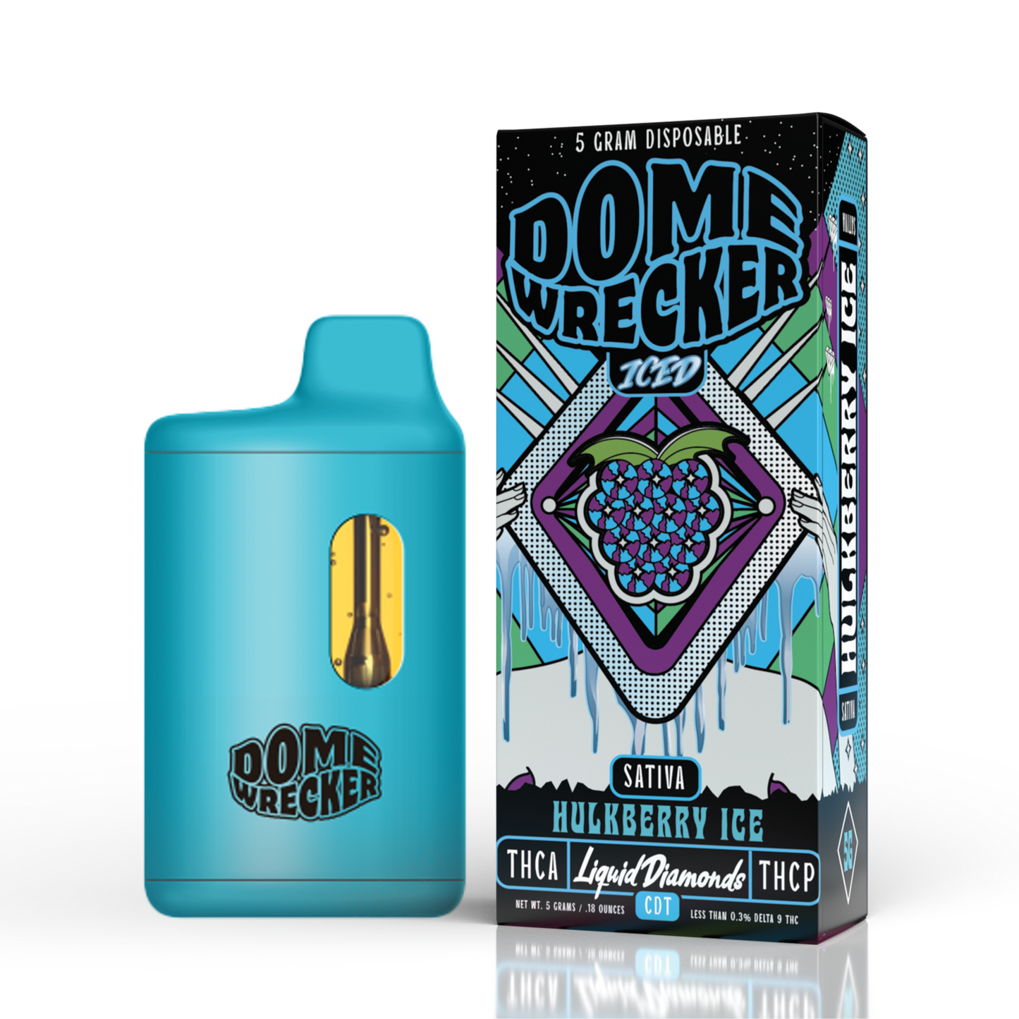 Domewrecker THC-A Liquid Diamonds Disposable 5g (5/pack) [DROPSHIP]