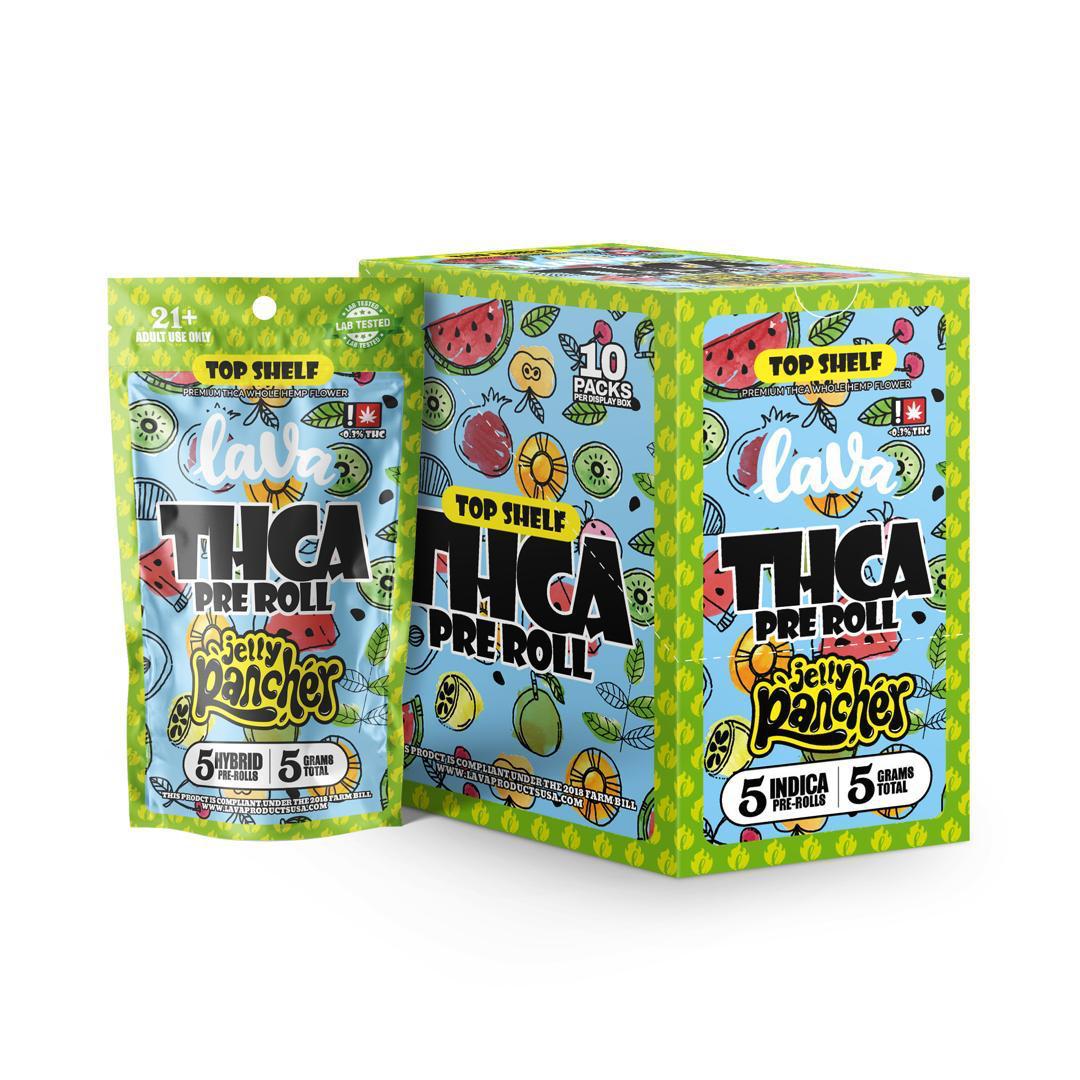 Lava THC-A Pre Roll 1g 5ct (10/pack) [DROPSHIP]