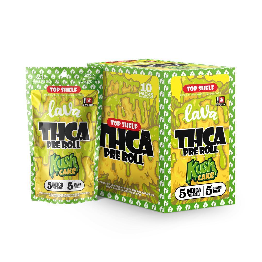 Lava THC-A Pre Roll 1g 5ct (10/pack) [DROPSHIP]