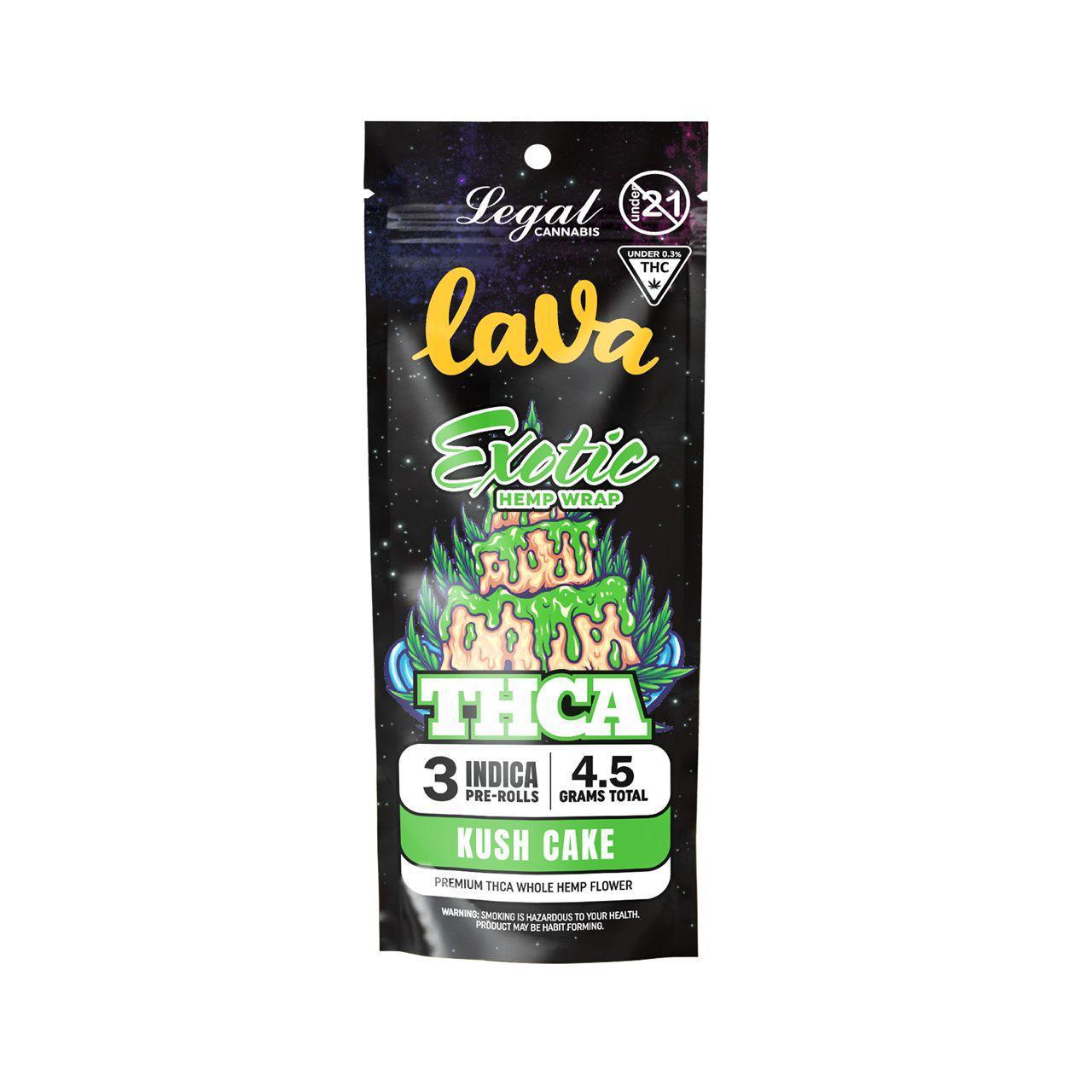 Lava Exotic THC-A Pre Roll 1.5g 3ct (10/pack) [DROPSHIP]