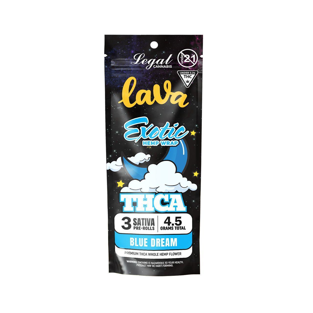 Lava Exotic THC-A Pre Roll 1.5g 3ct (10/pack) [DROPSHIP]