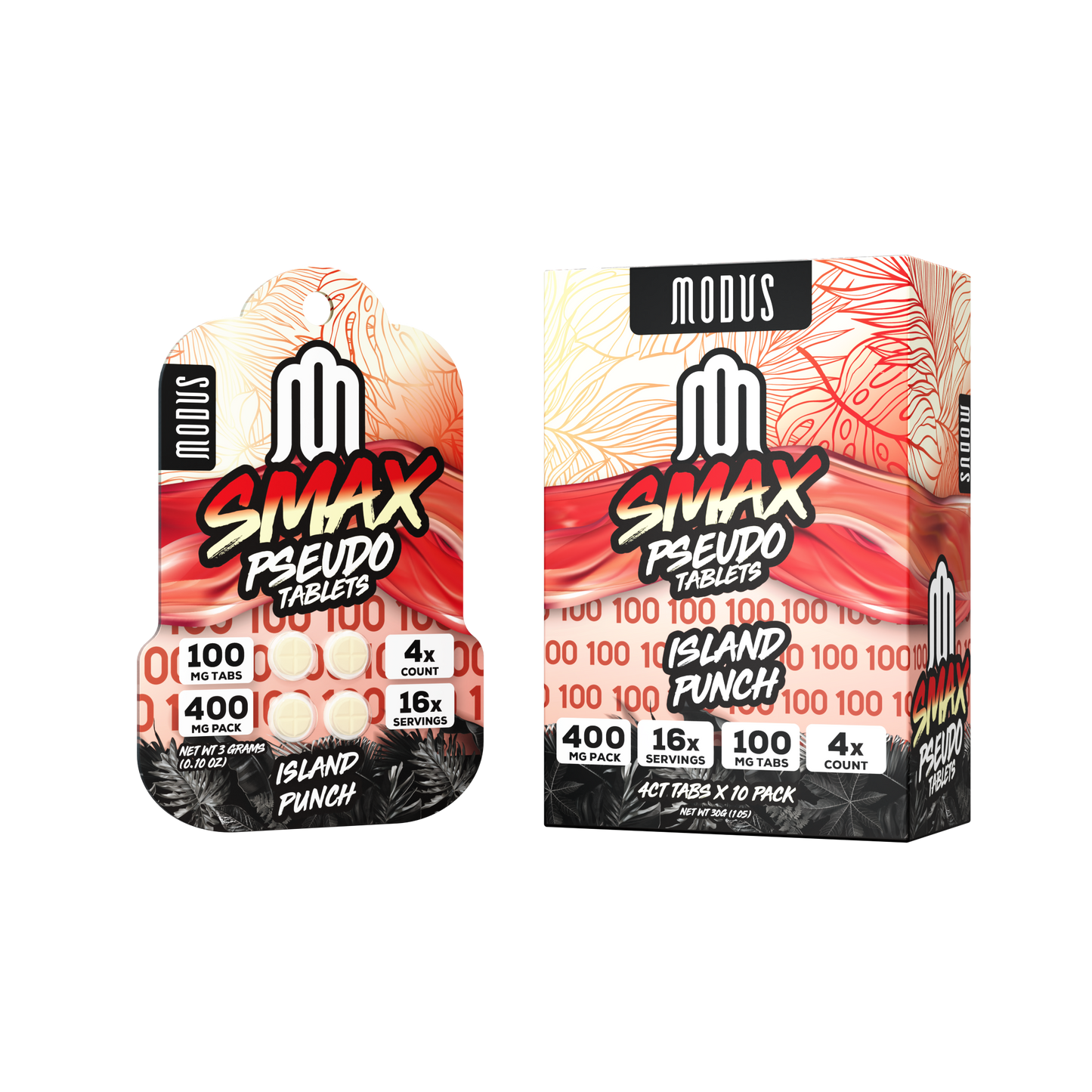 Modus SMAX Pseudoindoxyl Tablet 4ct 100mg (10/Pack) [DROPSHIP]