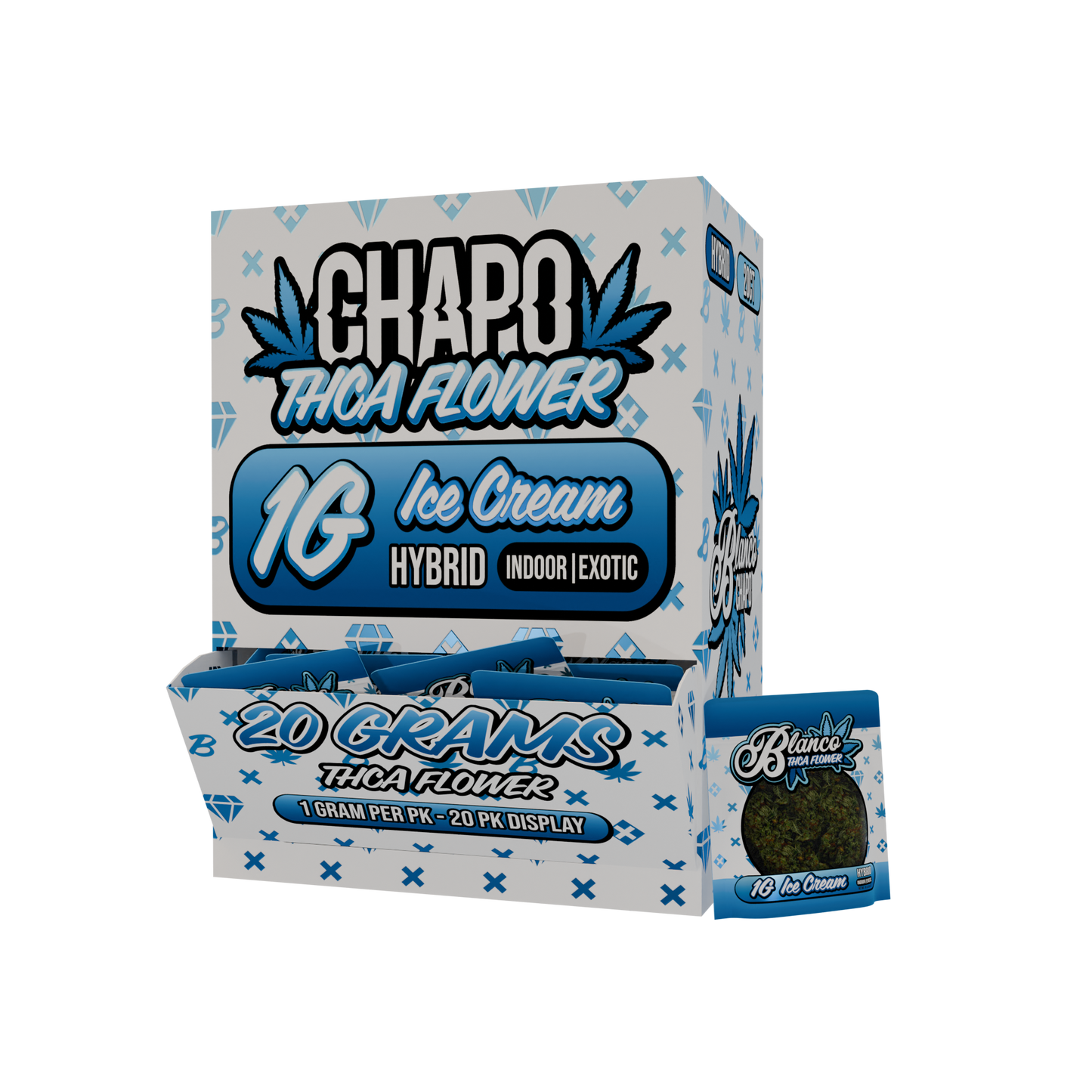 Chapo THCA Indoor Exotic Flower 1g (20/pack) [DROPSHIP]
