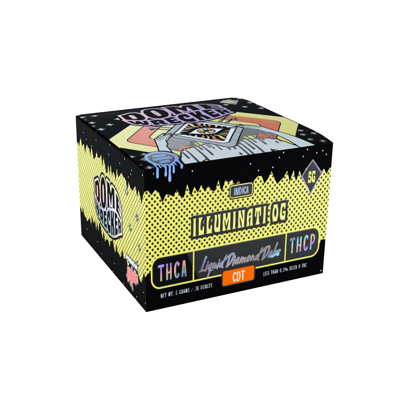 Domewrecker THC-A Liquid Diamond Dabs 5g (8/Pack) [DROPSHIP]