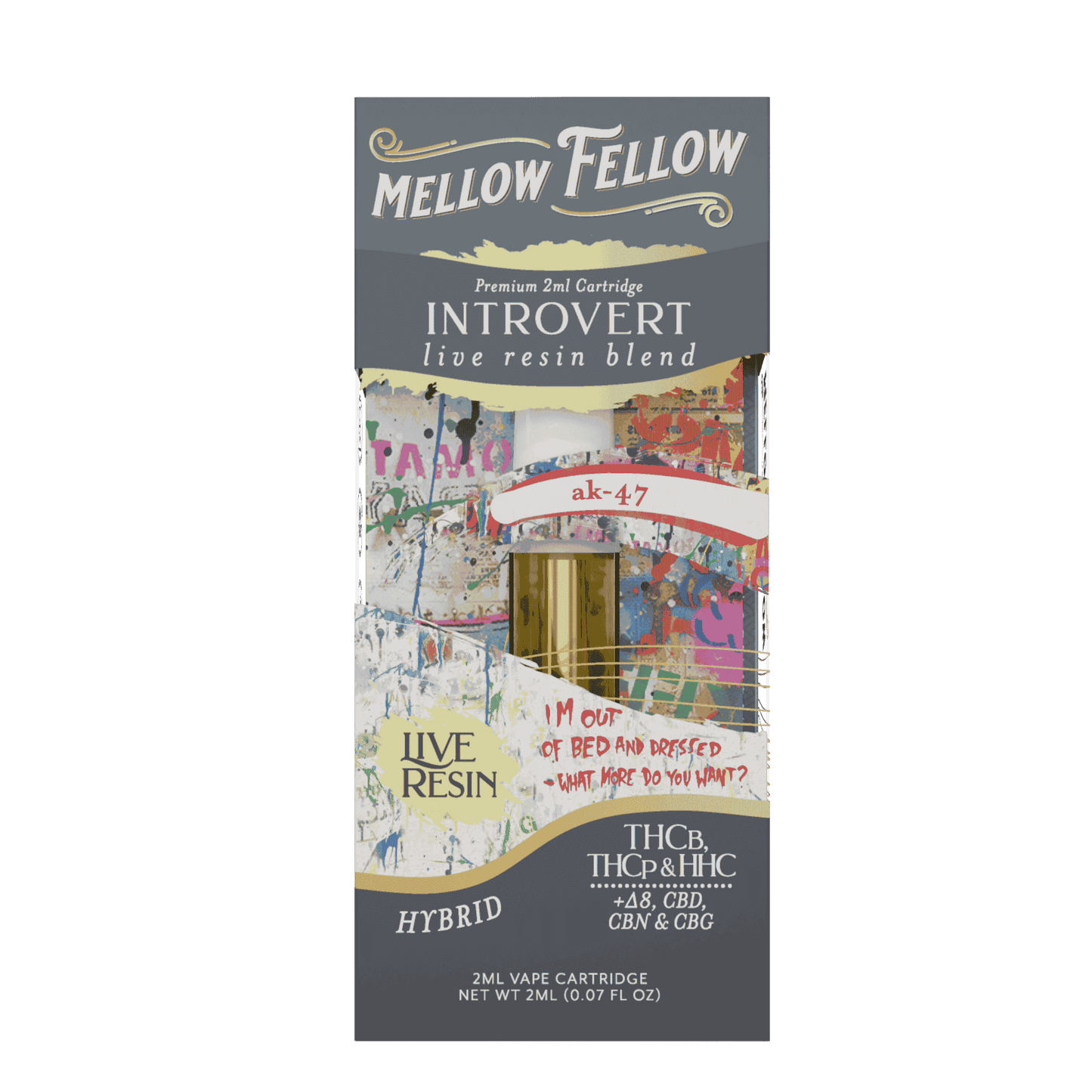 Mellow Fellow Live Resin Cartridge 2g (6/pack) [DROPSHIP]