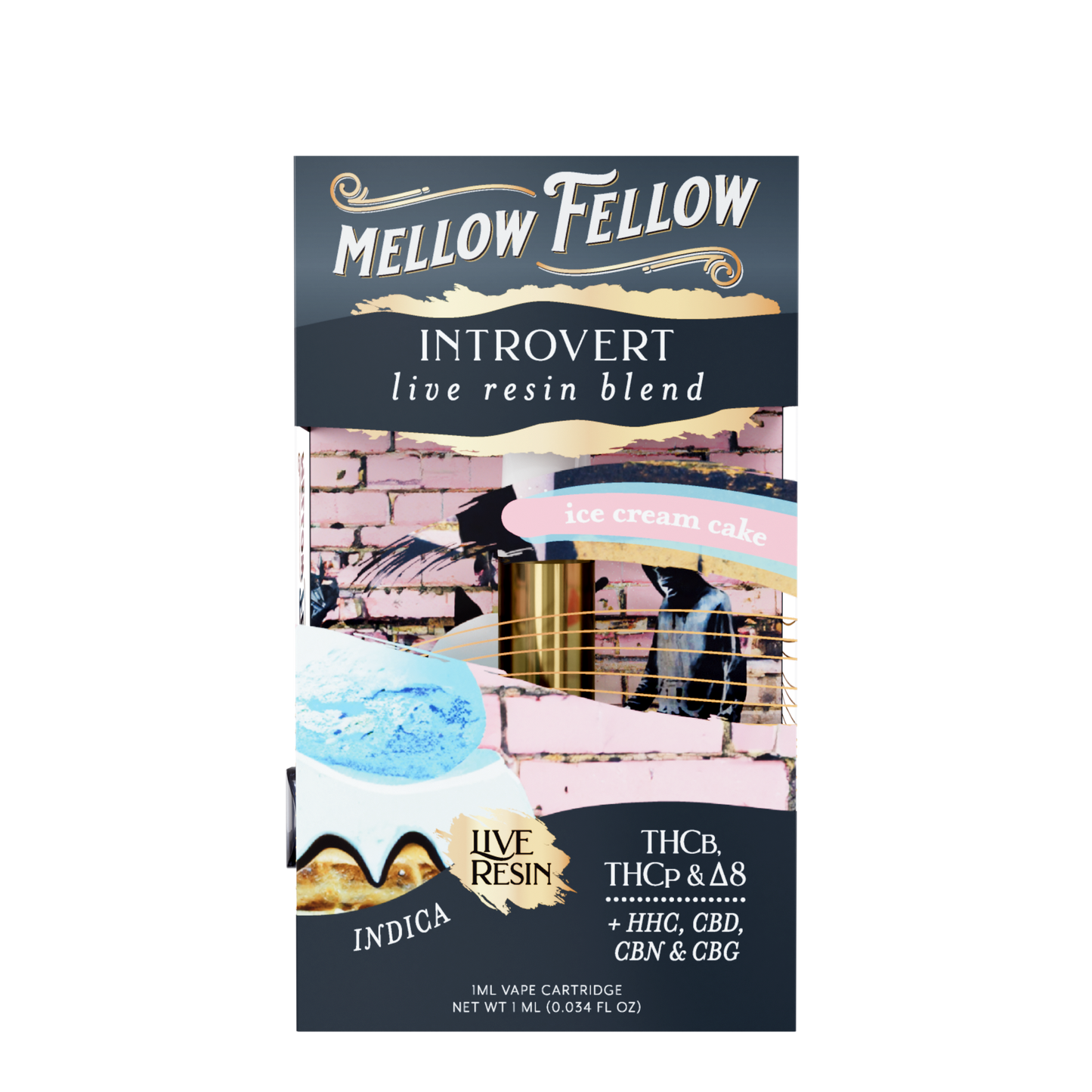 Mellow Fellow Live Resin Cartridge 1g (6/pack) [DROPSHIP]