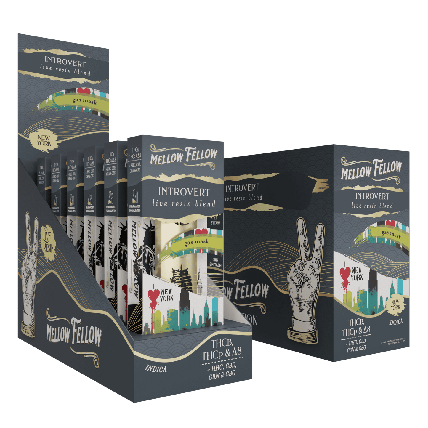 Mellow Fellow Destination Live Resin Disposable 1g (6/pack) [DROPSHIP]