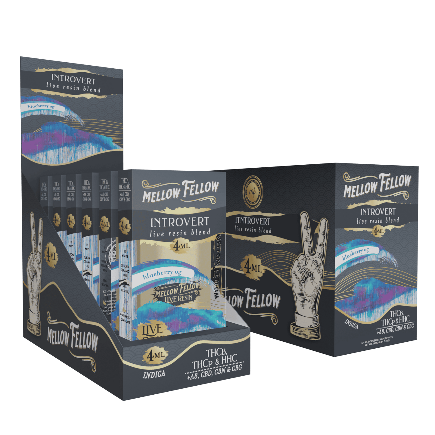 Mellow Fellow Live Resin Disposable 4g (6/pack) [DROPSHIP]