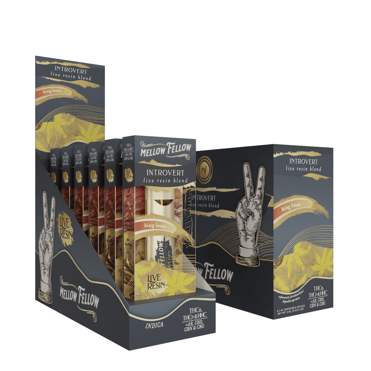 Mellow Fellow Live Resin Disposable 2g (6/pack) [DROPSHIP]