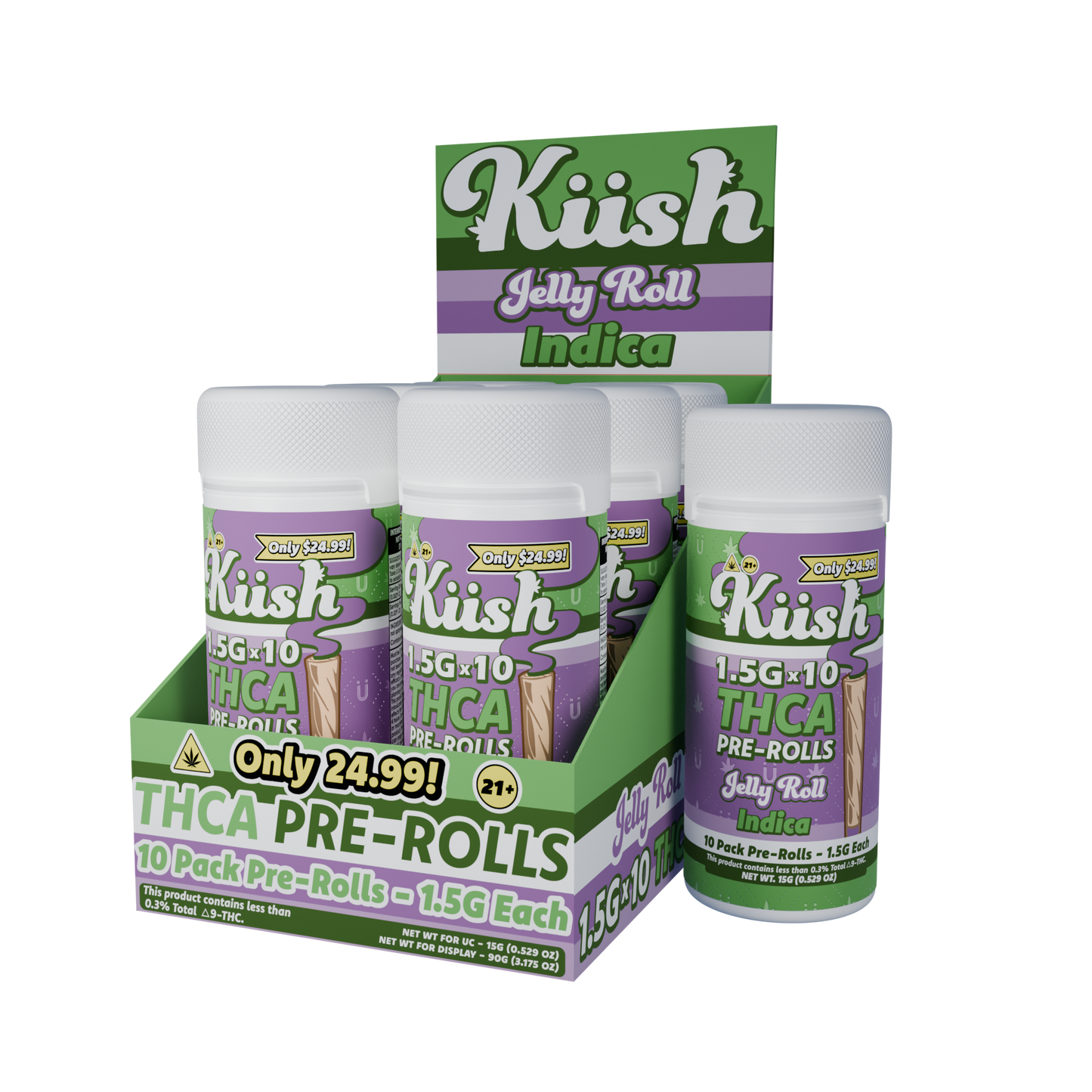 Chapo Kush THC-A Prerolls 1.5g 10ct (6/pack) [DROPSHIP]