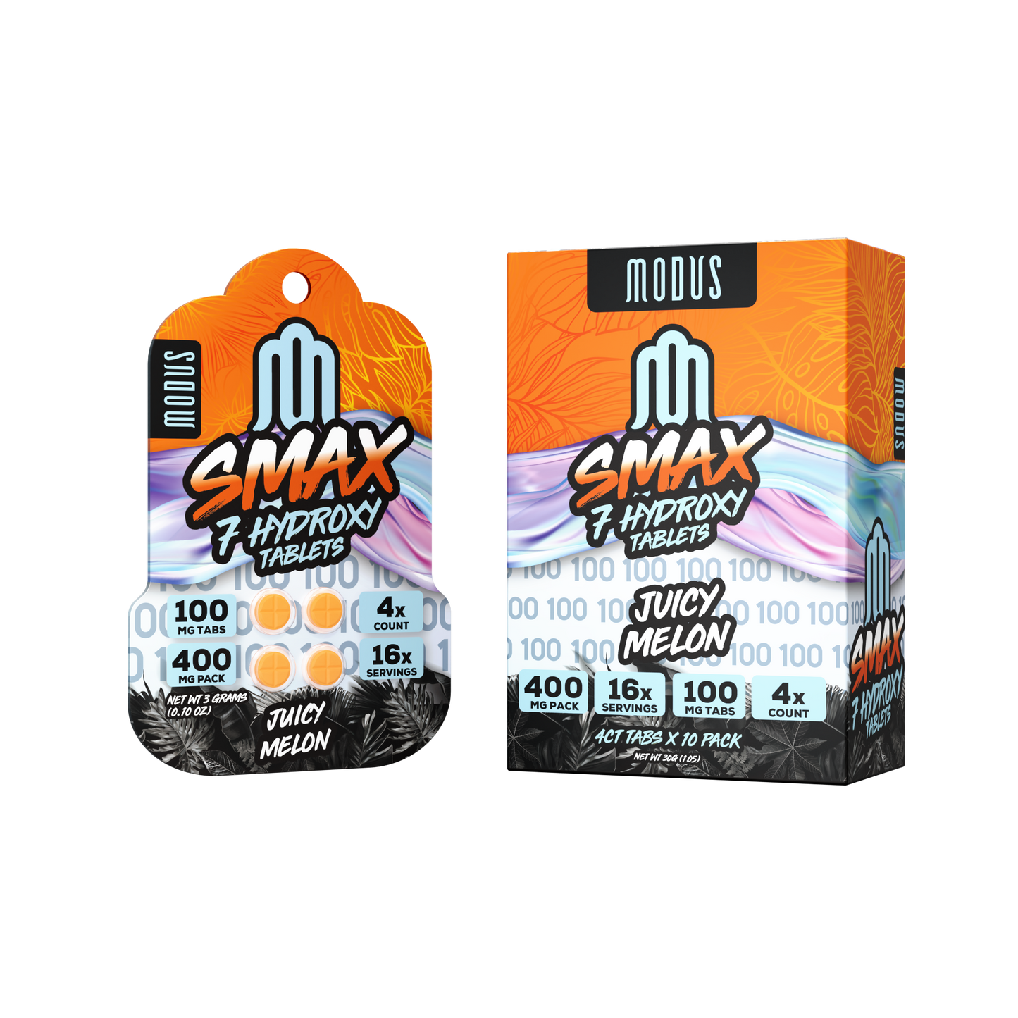 Modus SMAX 7Hydroxy Tablet 4ct 100mg (10/Pack) [DROPSHIP]