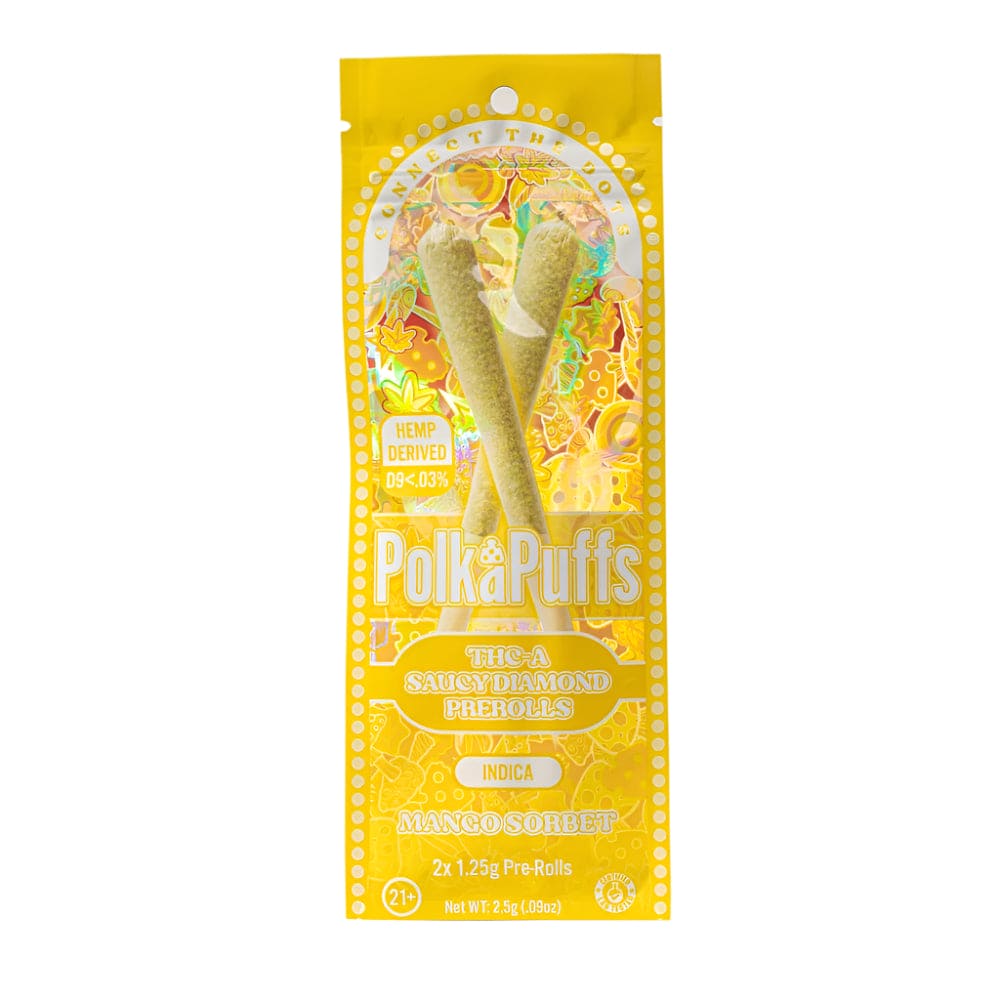 Polkadot Puffs THC-A Saucy Diamond Pre Roll 2ct 1.25g (10/pack)