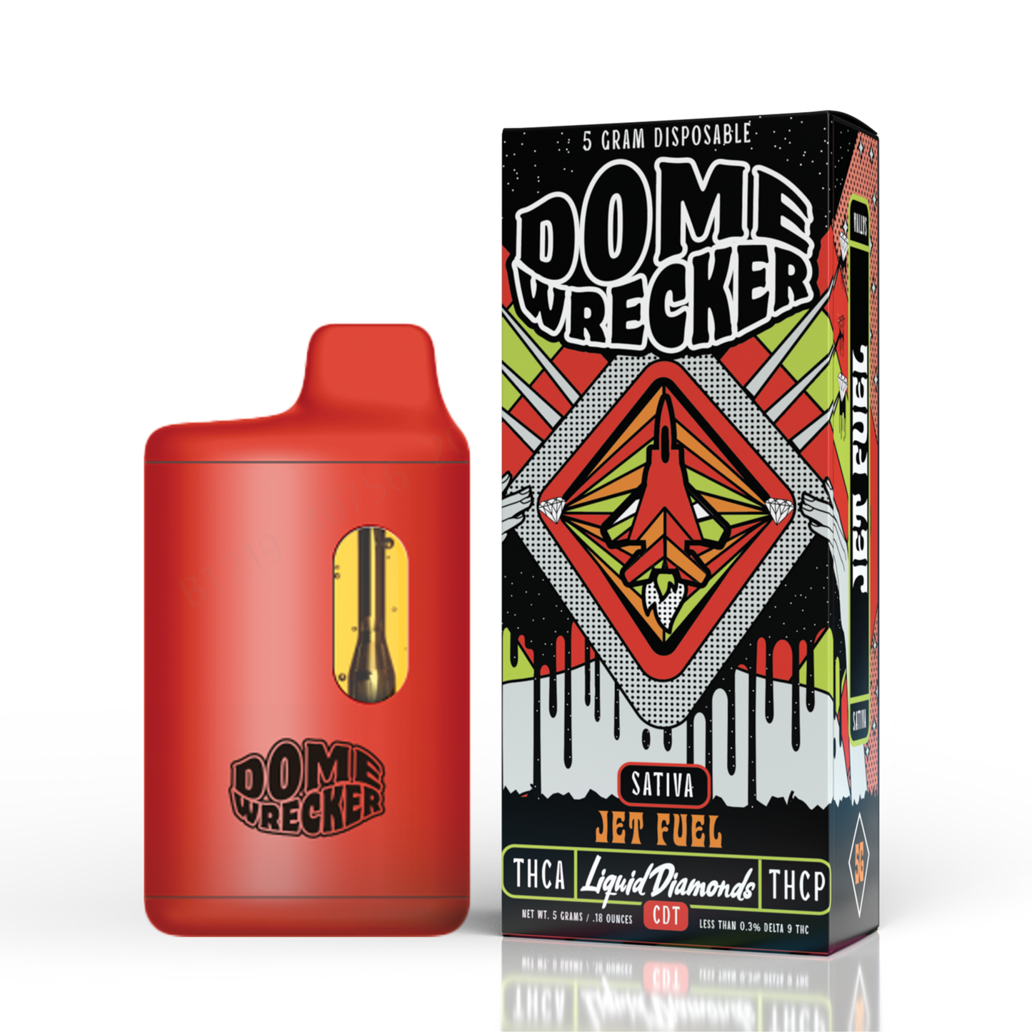 Domewrecker THC-A Liquid Diamonds Disposable 5g (5/pack) [DROPSHIP]