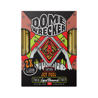 Domewrecker THC-A Liquid Diamonds Cartridge 2g 2ct (5/pack) [DROPSHIP]
