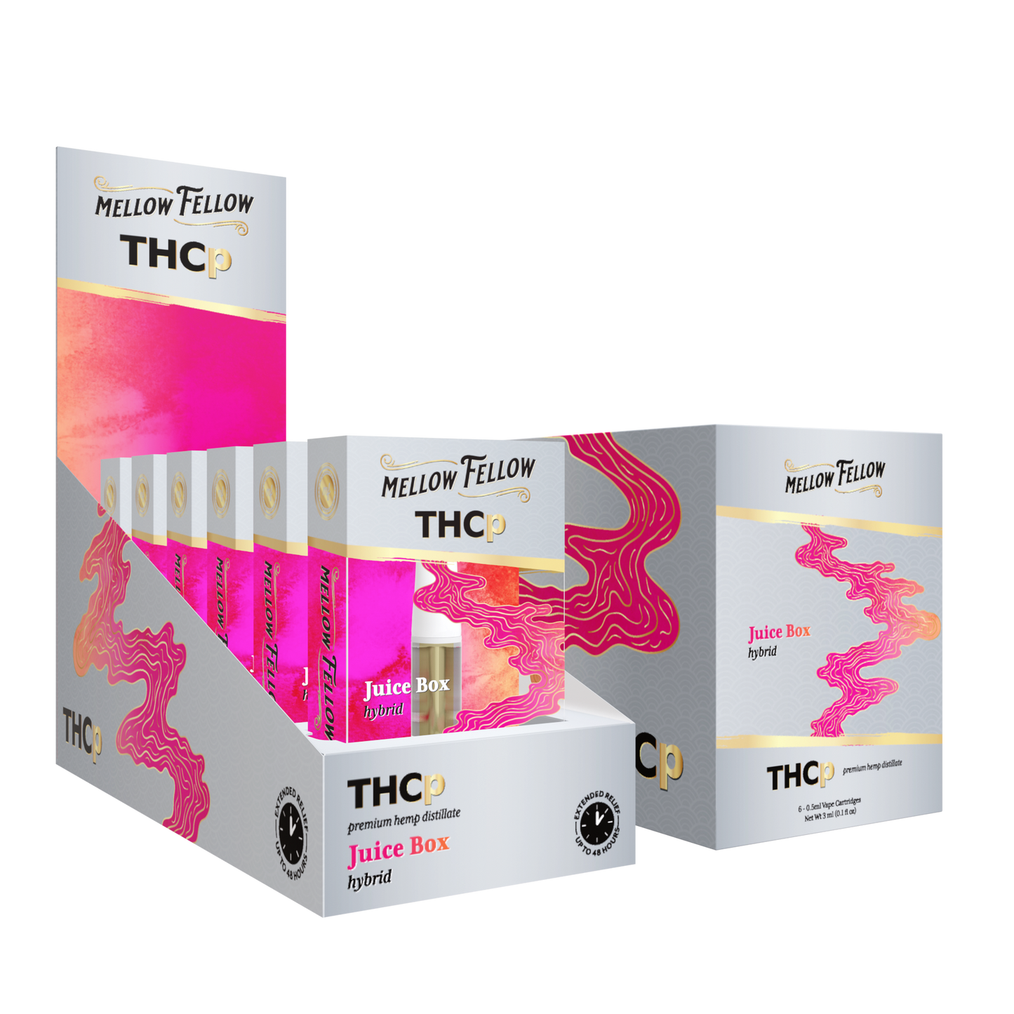 Mellow Fellow THC-P Cartridge 0.5g (6/pack) [DROPSHIP]
