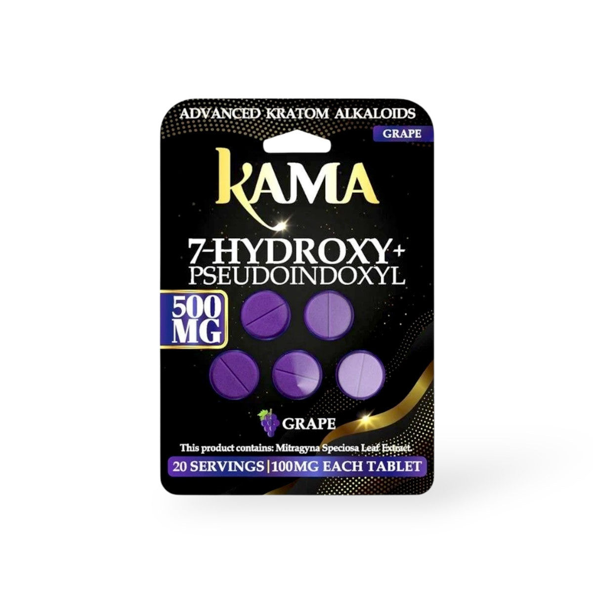 KAMA 7Hydroxy + Pseudoindoxyl 100mg 5ct (SINGLE)